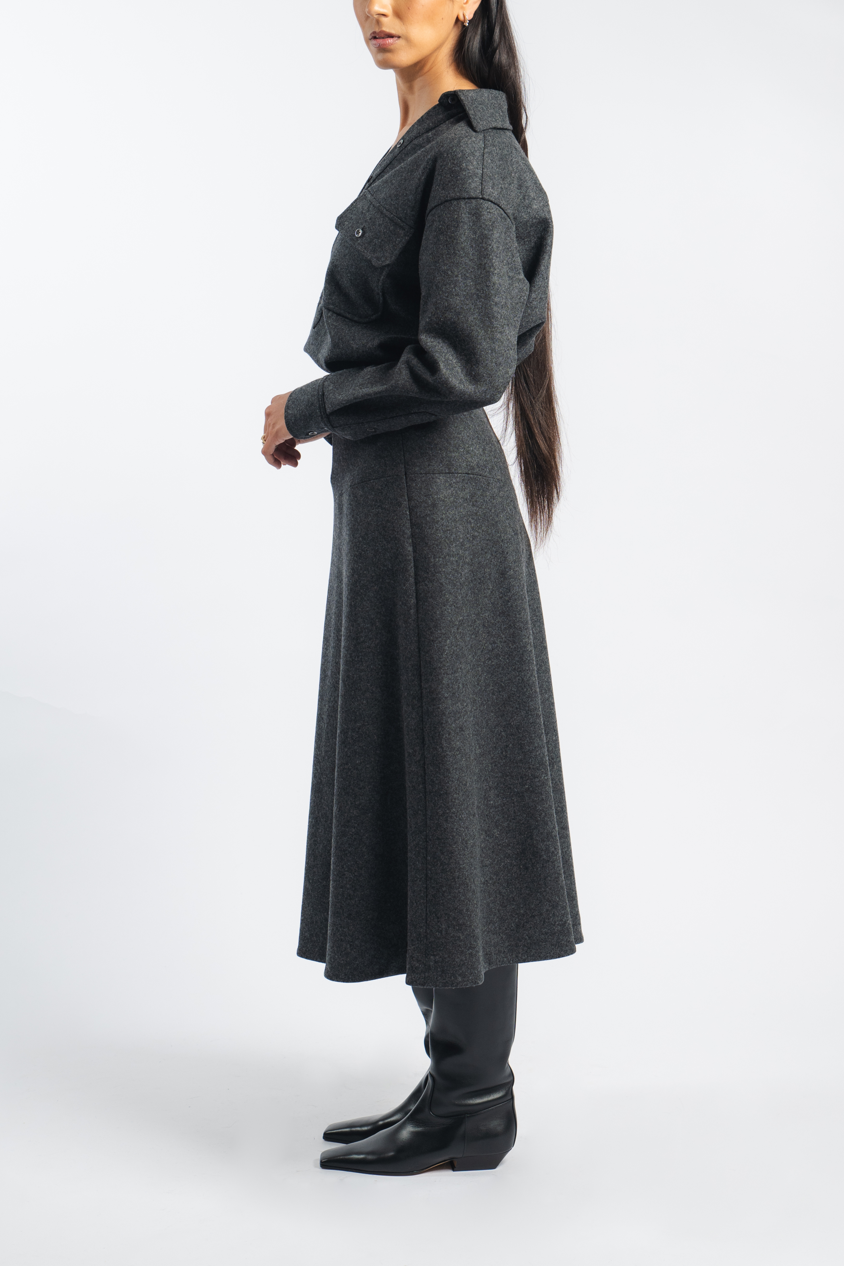 Military Pullover Top