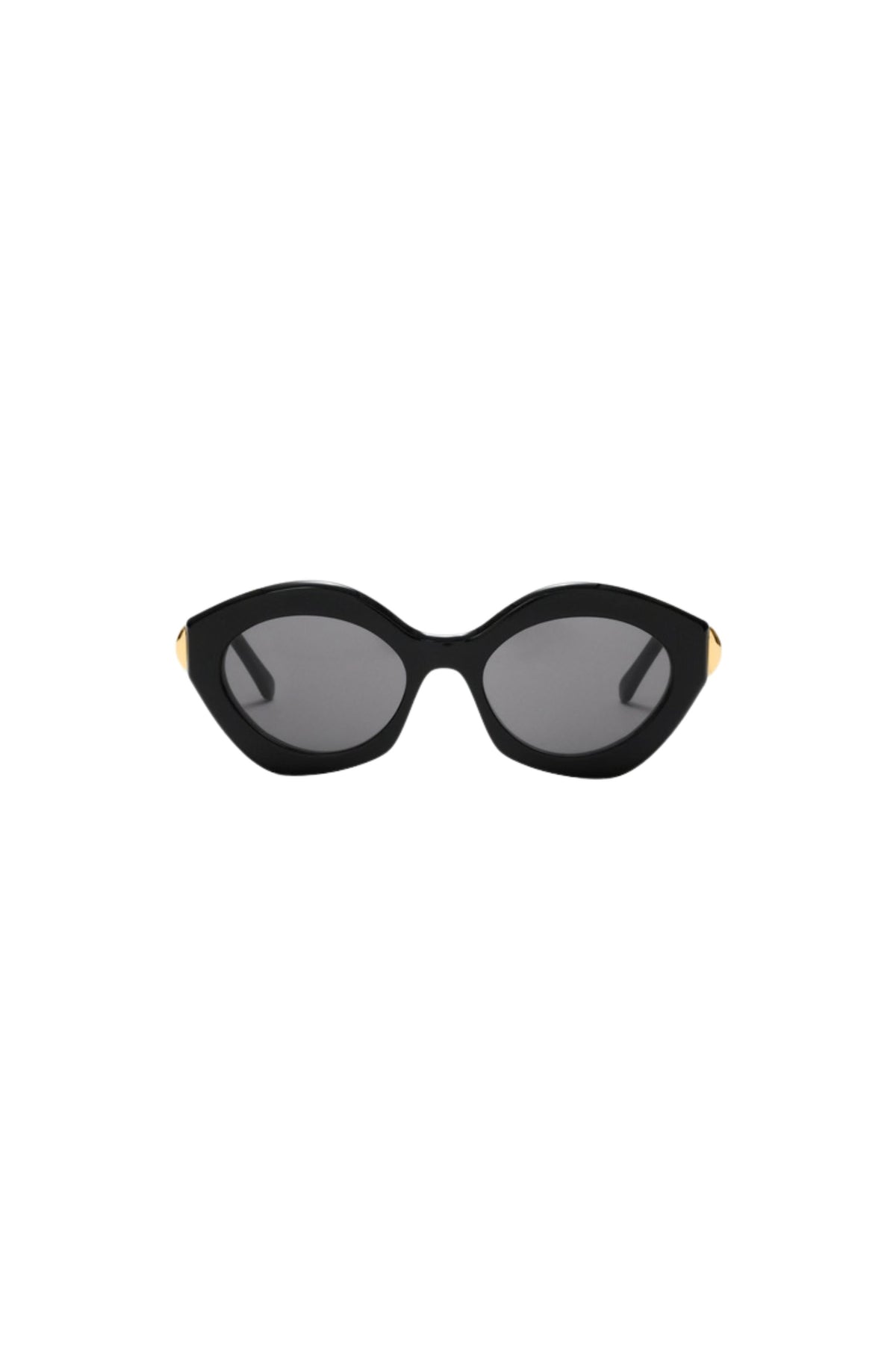 Anagram Sunglasses - Shiny Dark Green / Gradient Brown