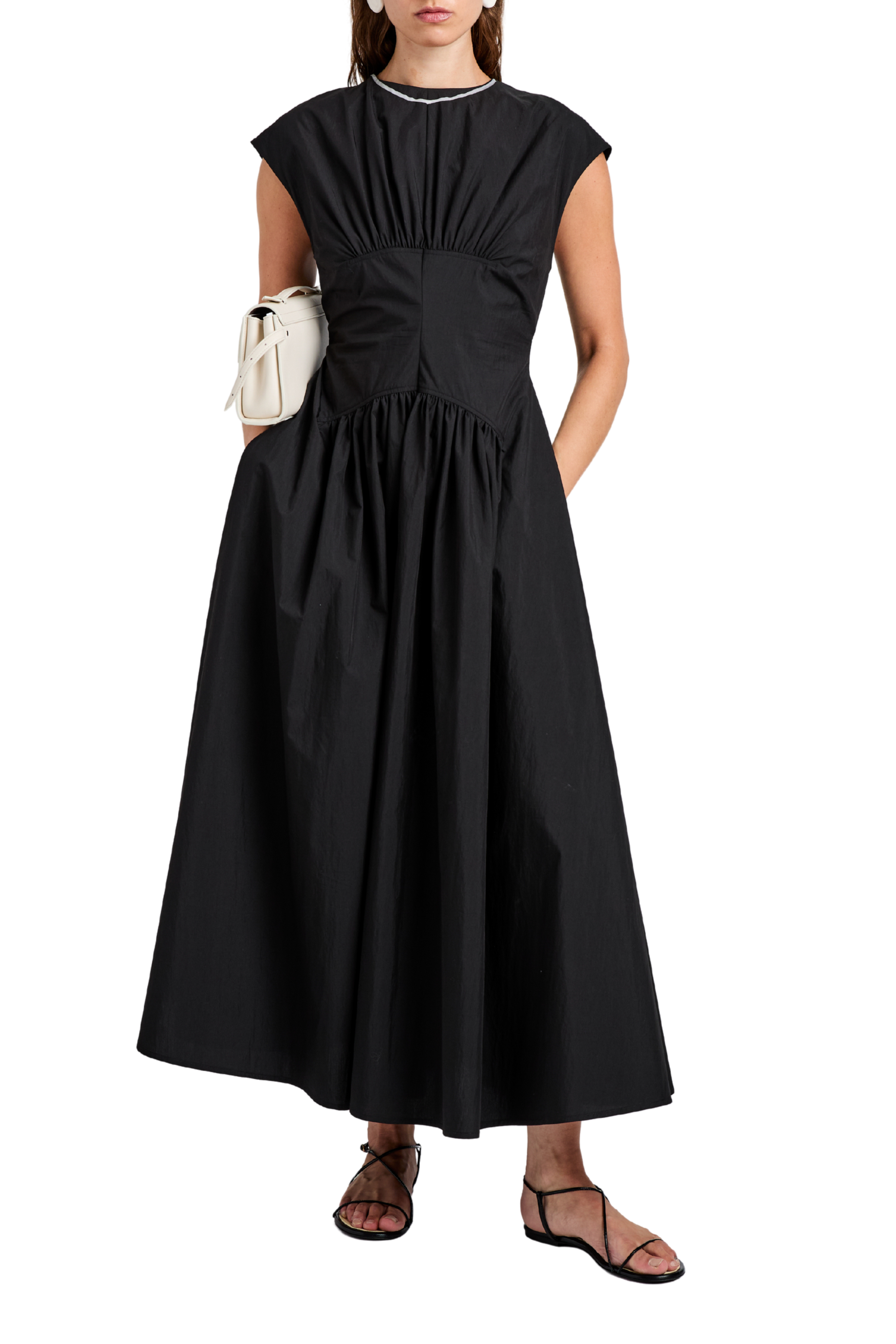 Nyssa Dress In Tech Cotton