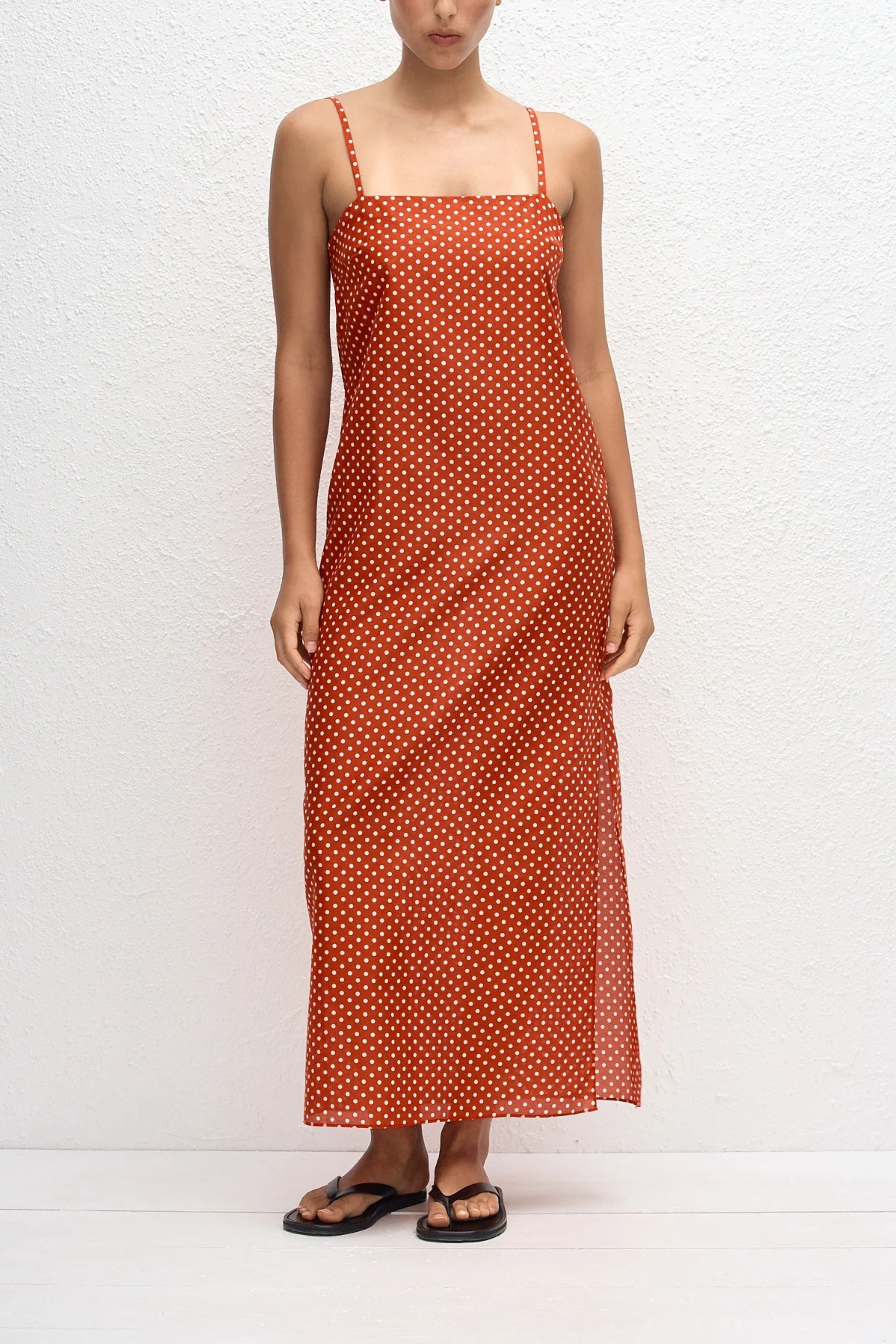 Square Shift Midi Dress