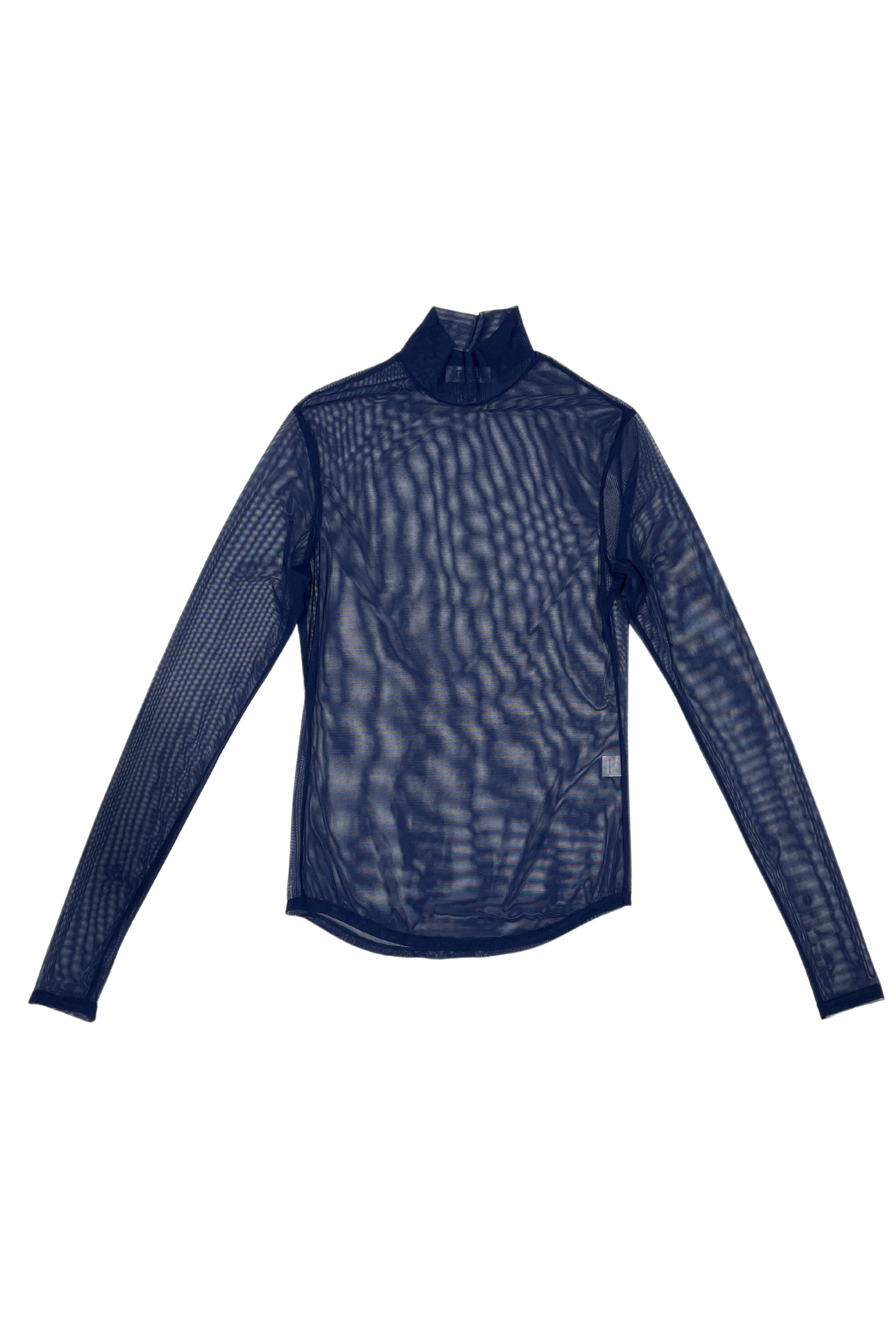 NOMIA Mesh Mockneck in Marine