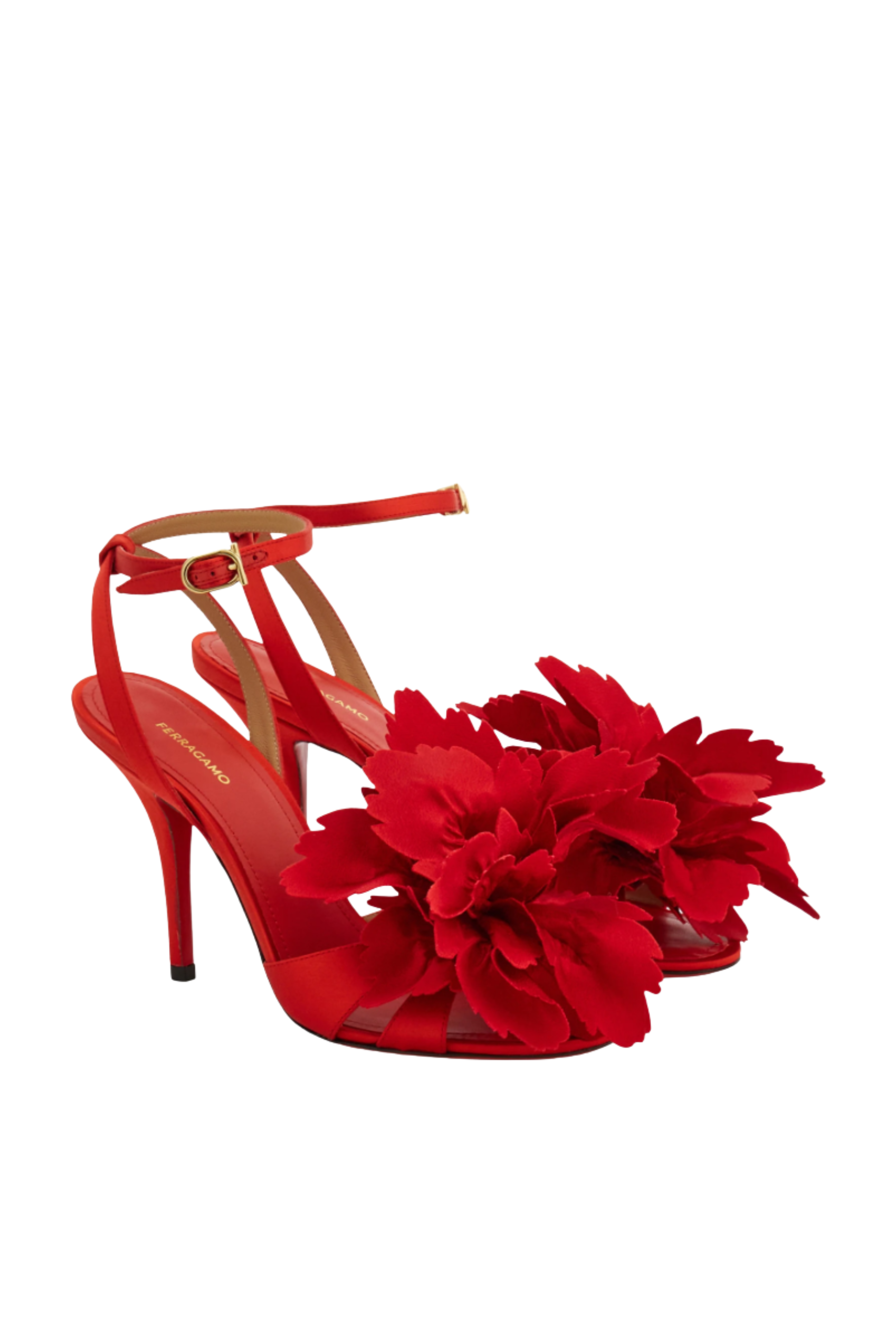Flower Strap Heels