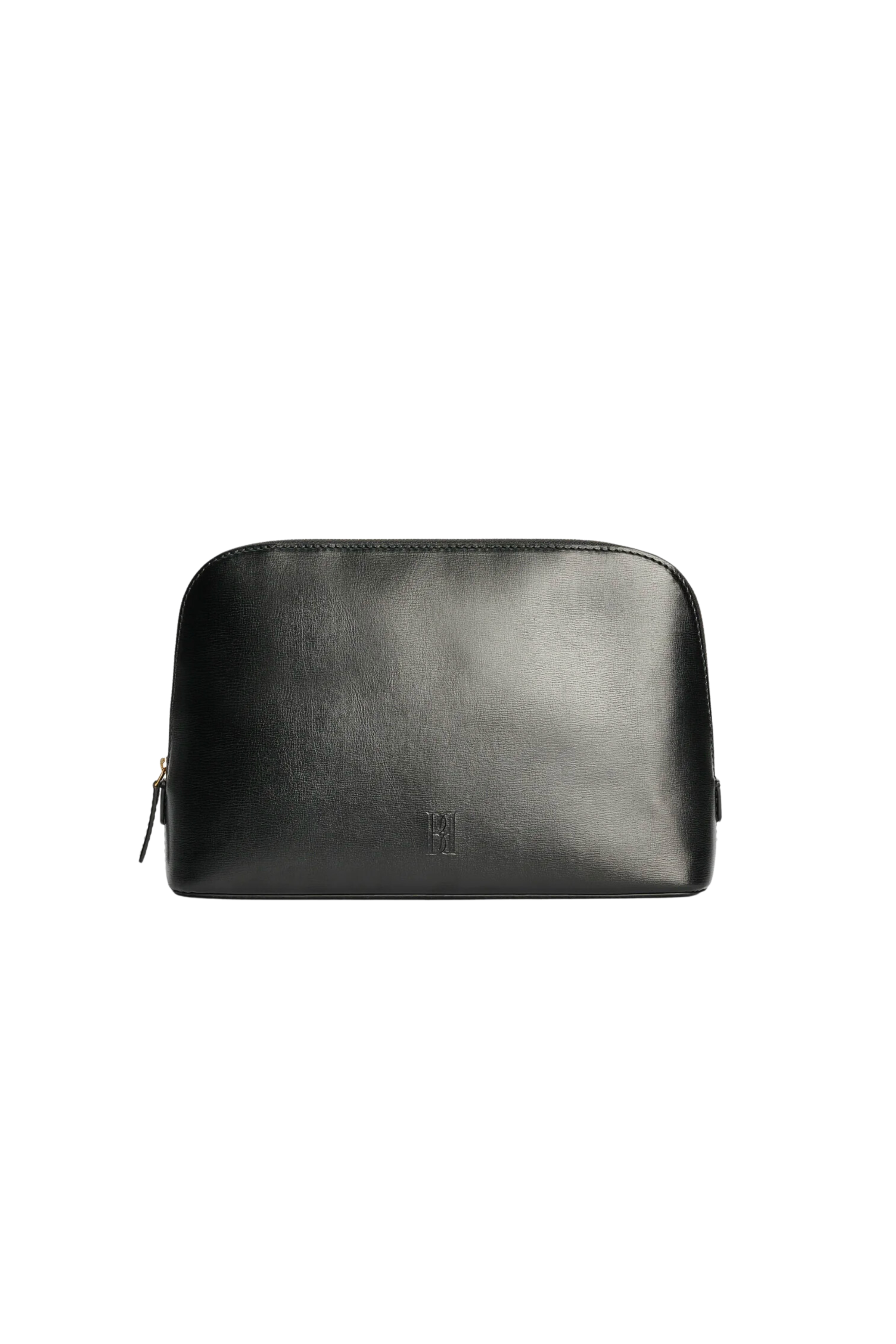 BY MALENE BIRGER Aya Black Travel Leather Makeup Pouch