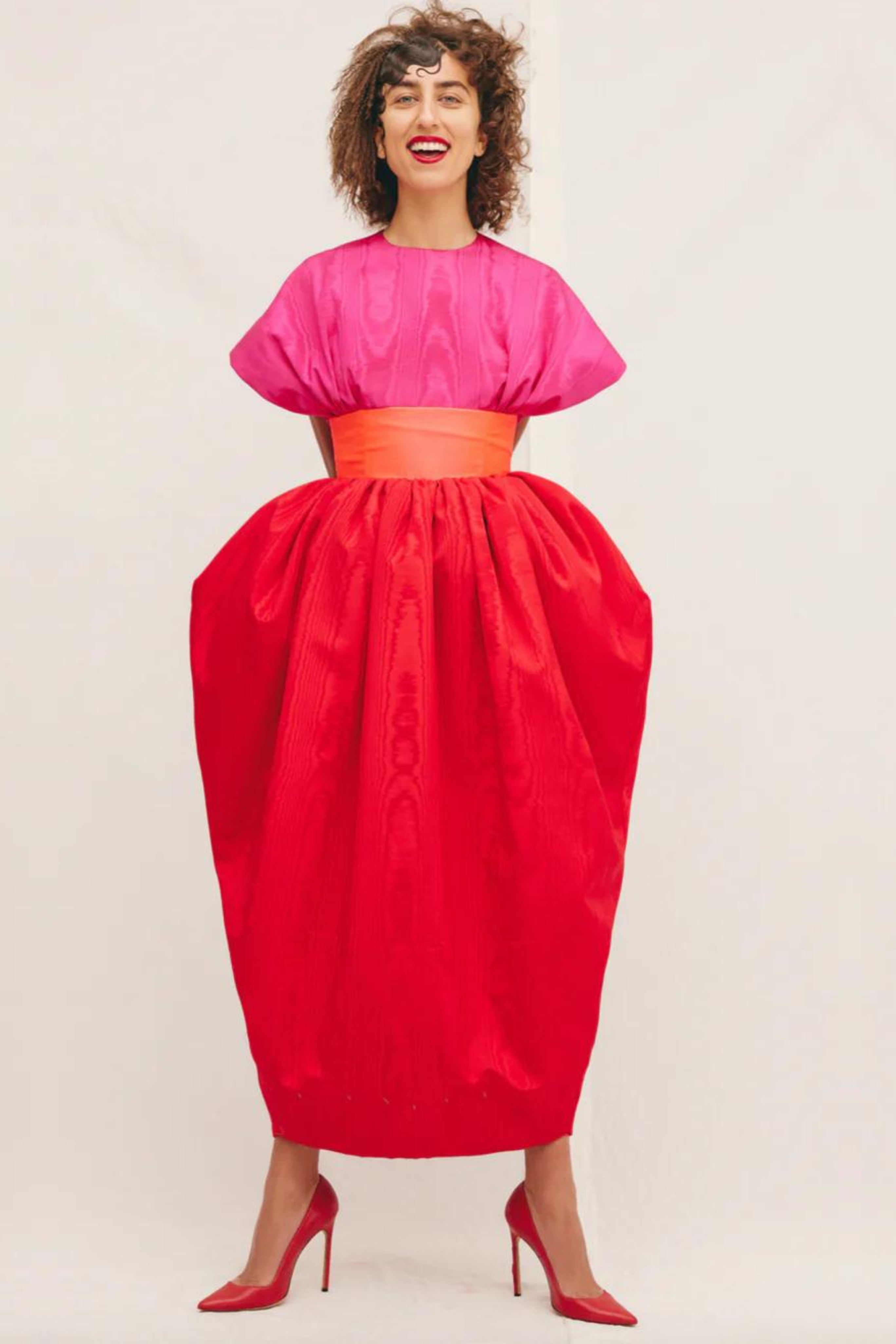 CHRISTOPHER JOHN ROGERS EXCLUSIVE Strawberry Dress in Red