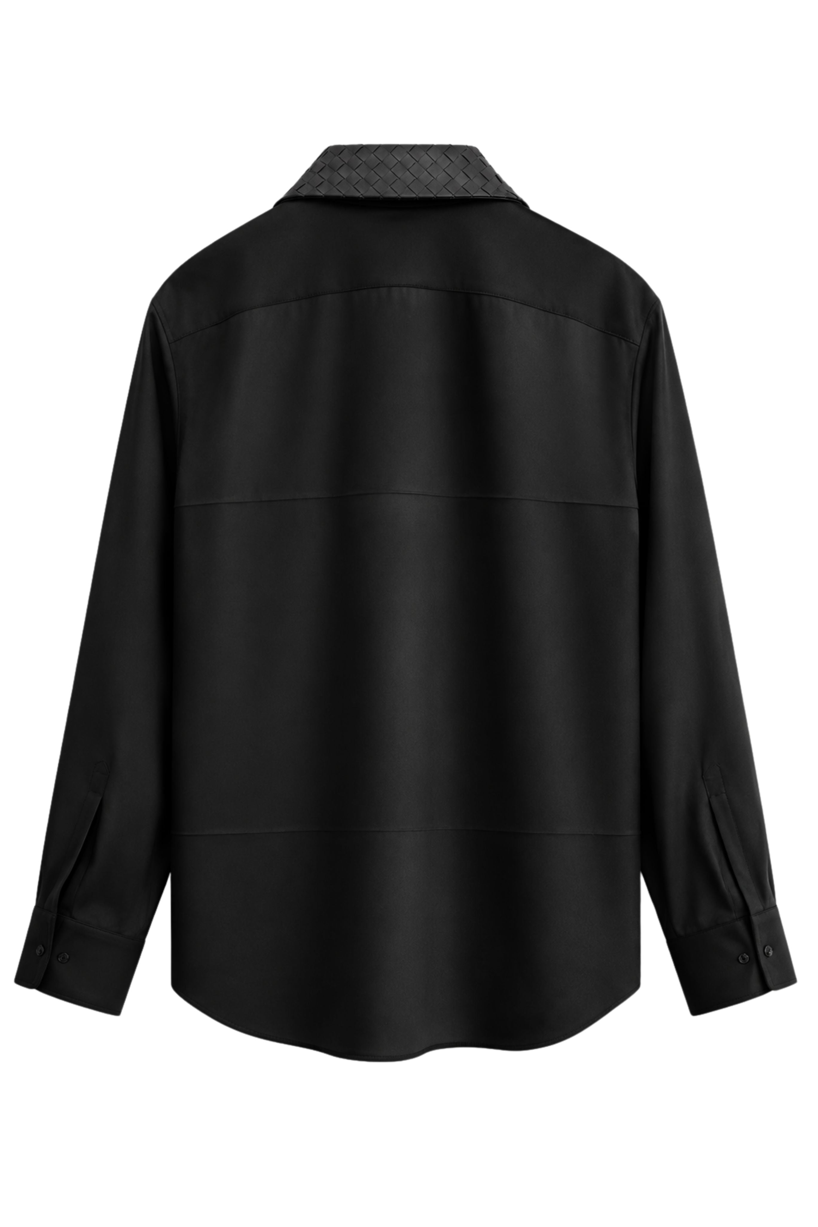 Wool Twill Shirt - Black