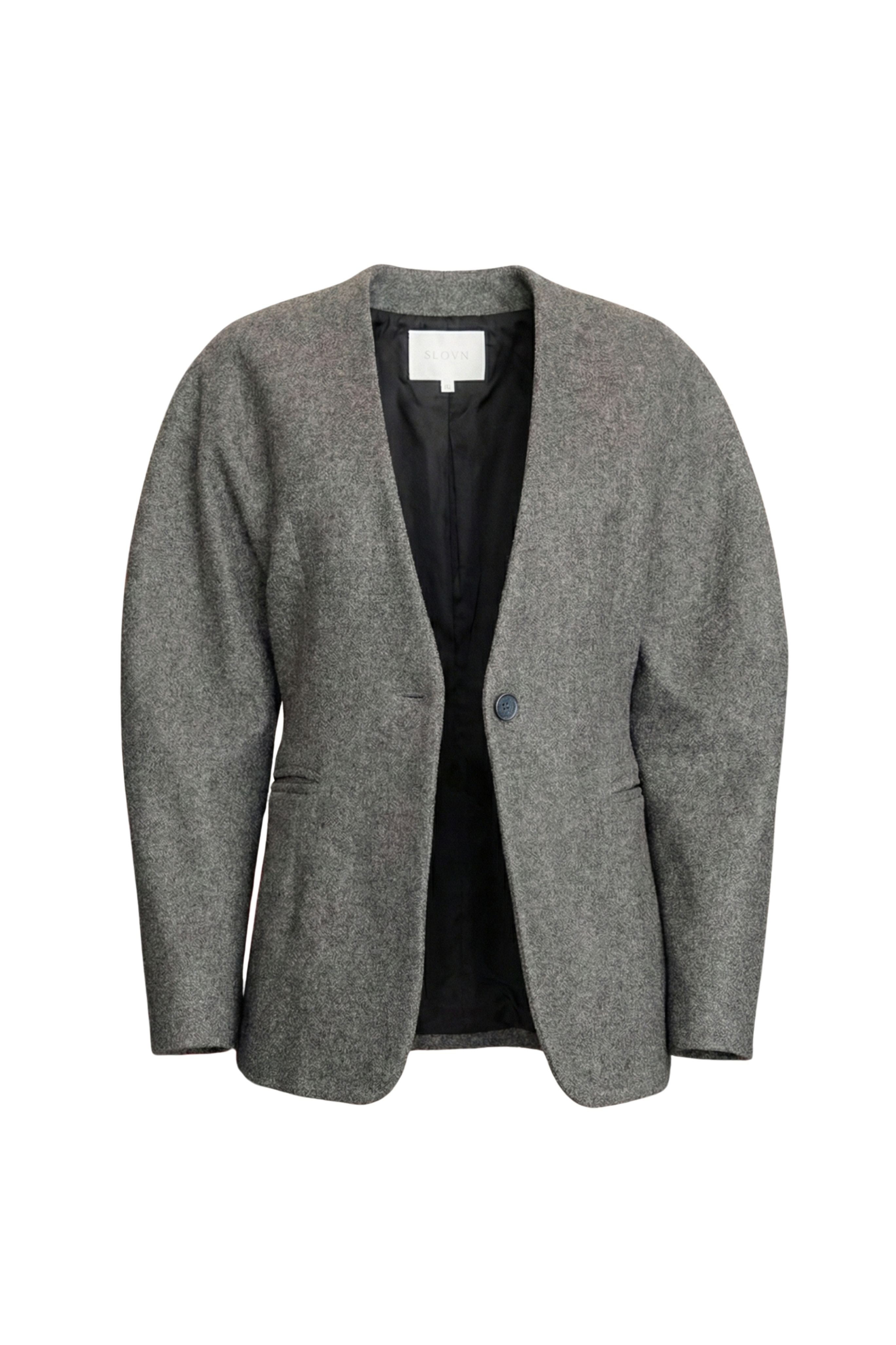 Wool Circular Sleeve Blazer