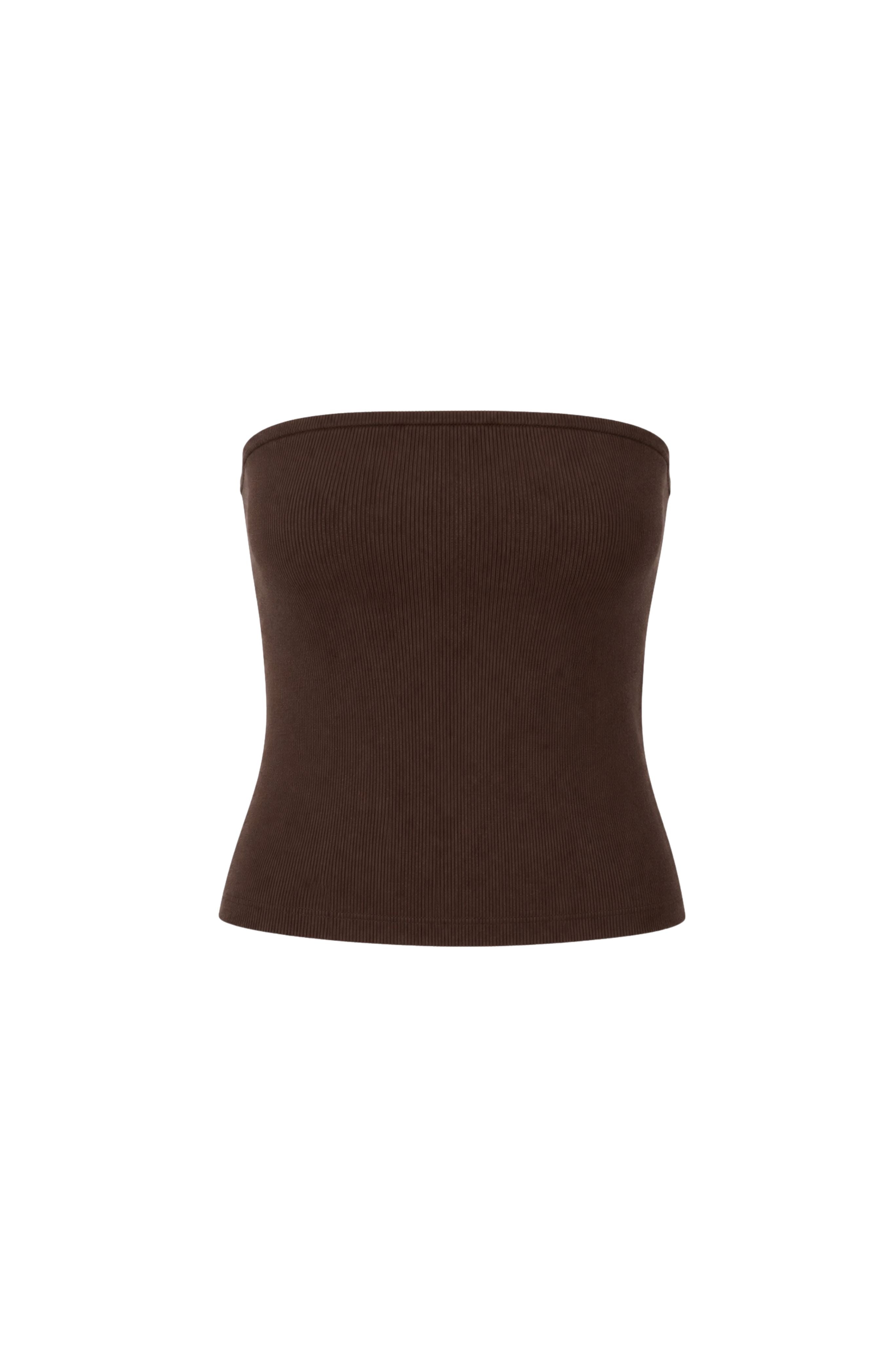 Ribbed Sweater Tube Top