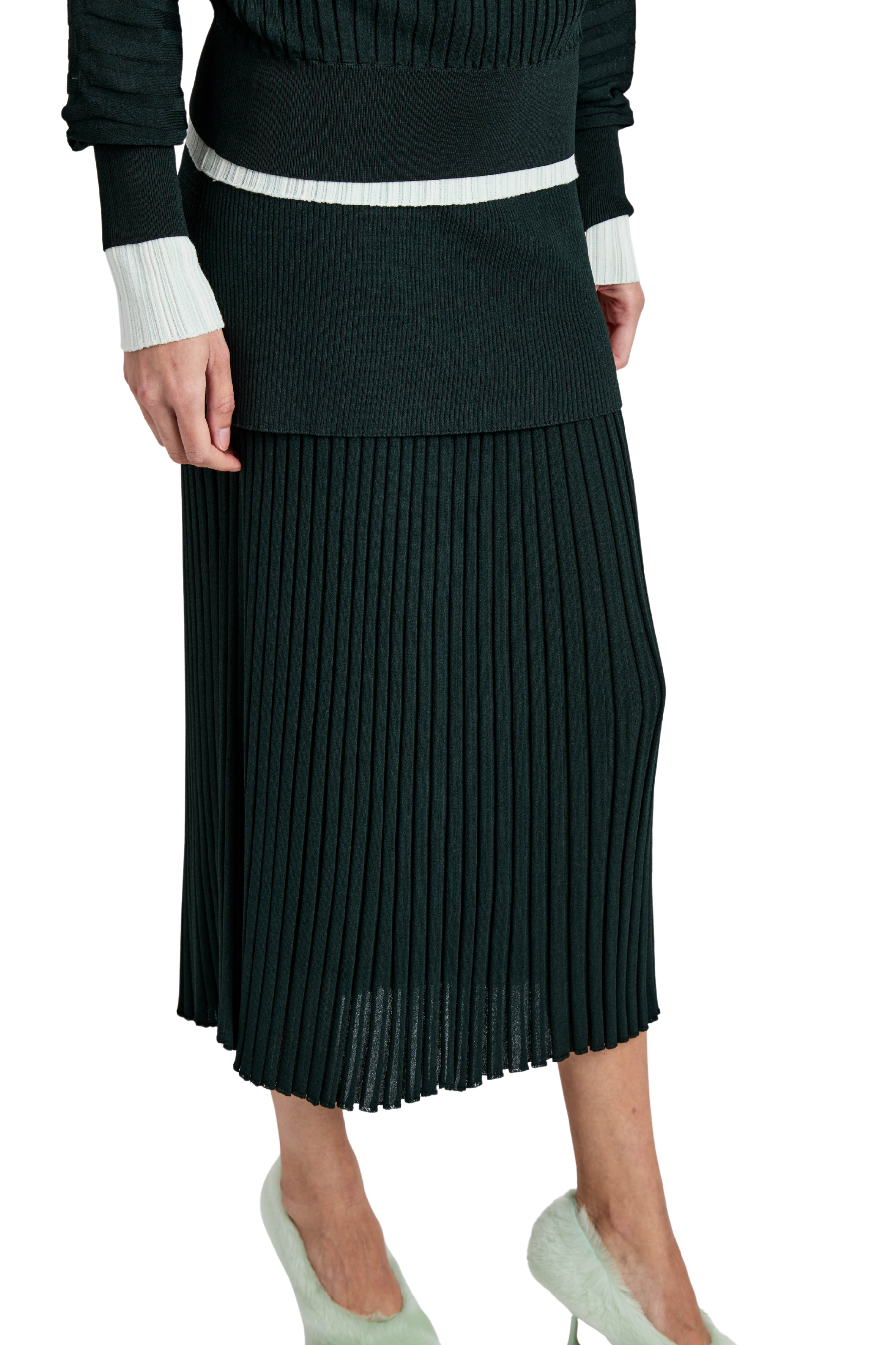 Luiza Skirt In Sunburst Rib