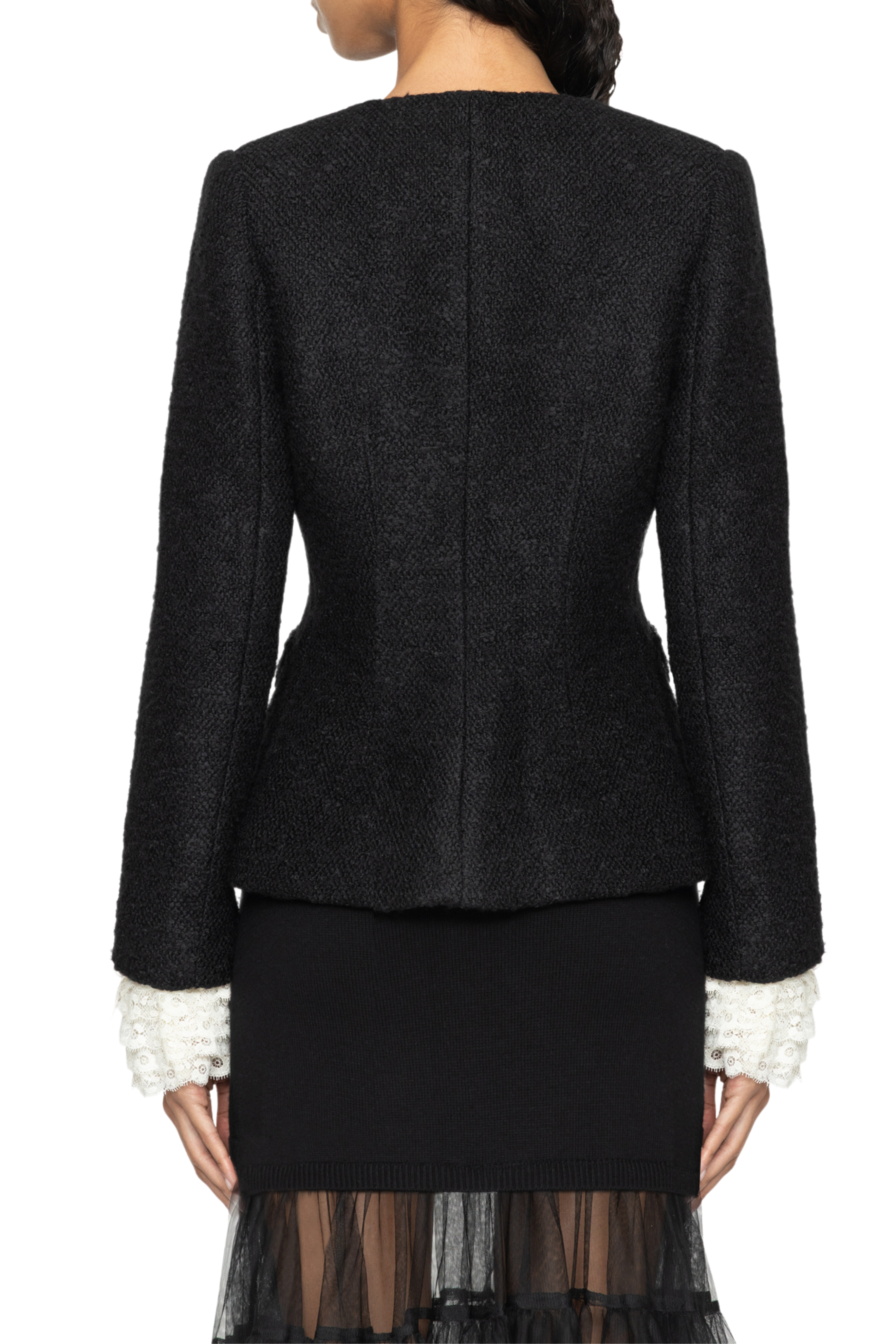 Seraphine Solid Bow Jacket