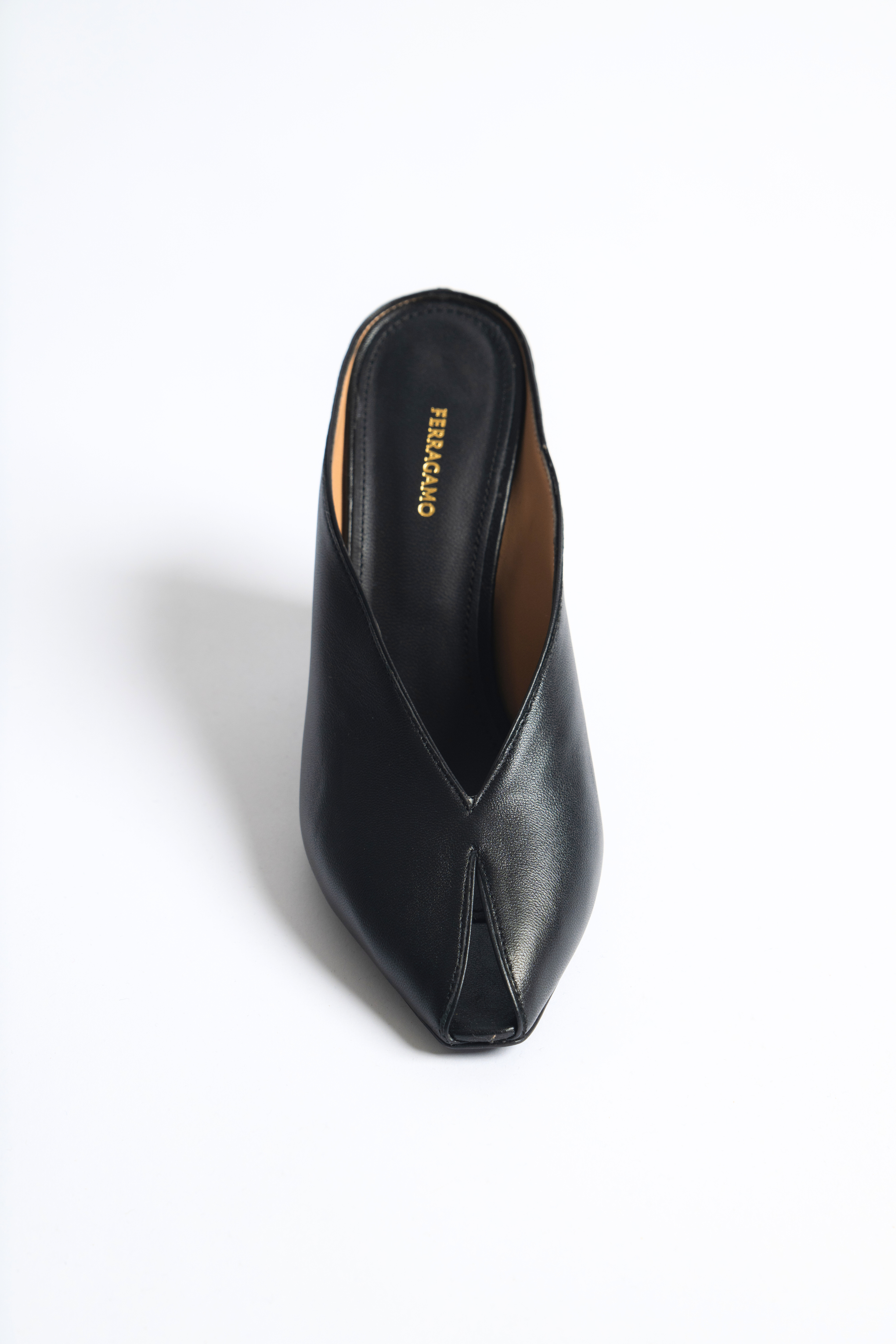 Mule Wedge in Black