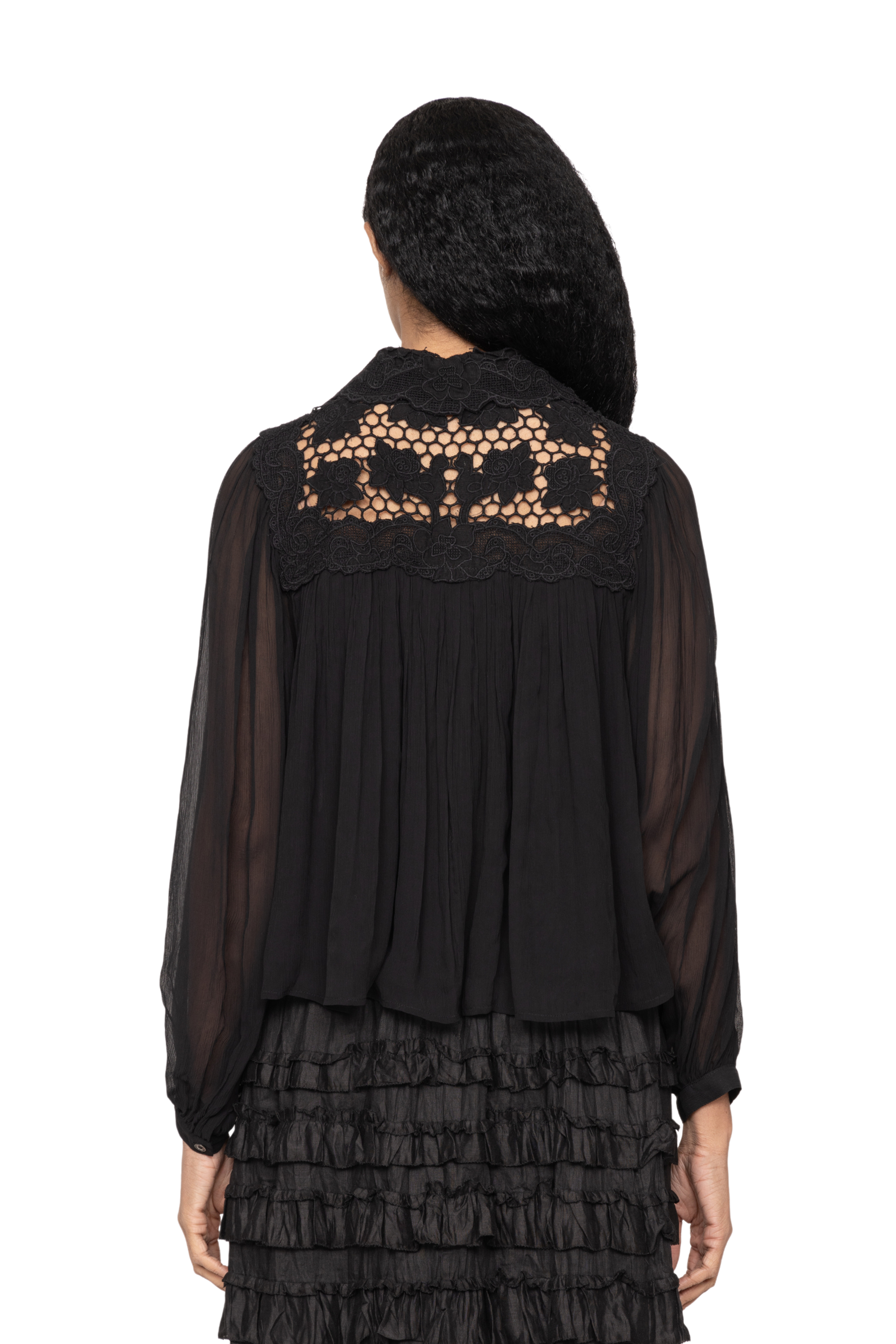 Daphne Lace Long Sleeve Top
