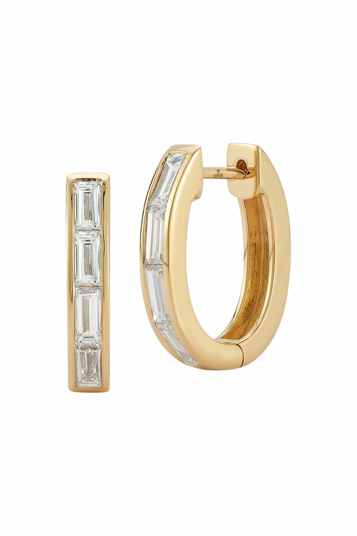 Equator Hoops - 18k Gold