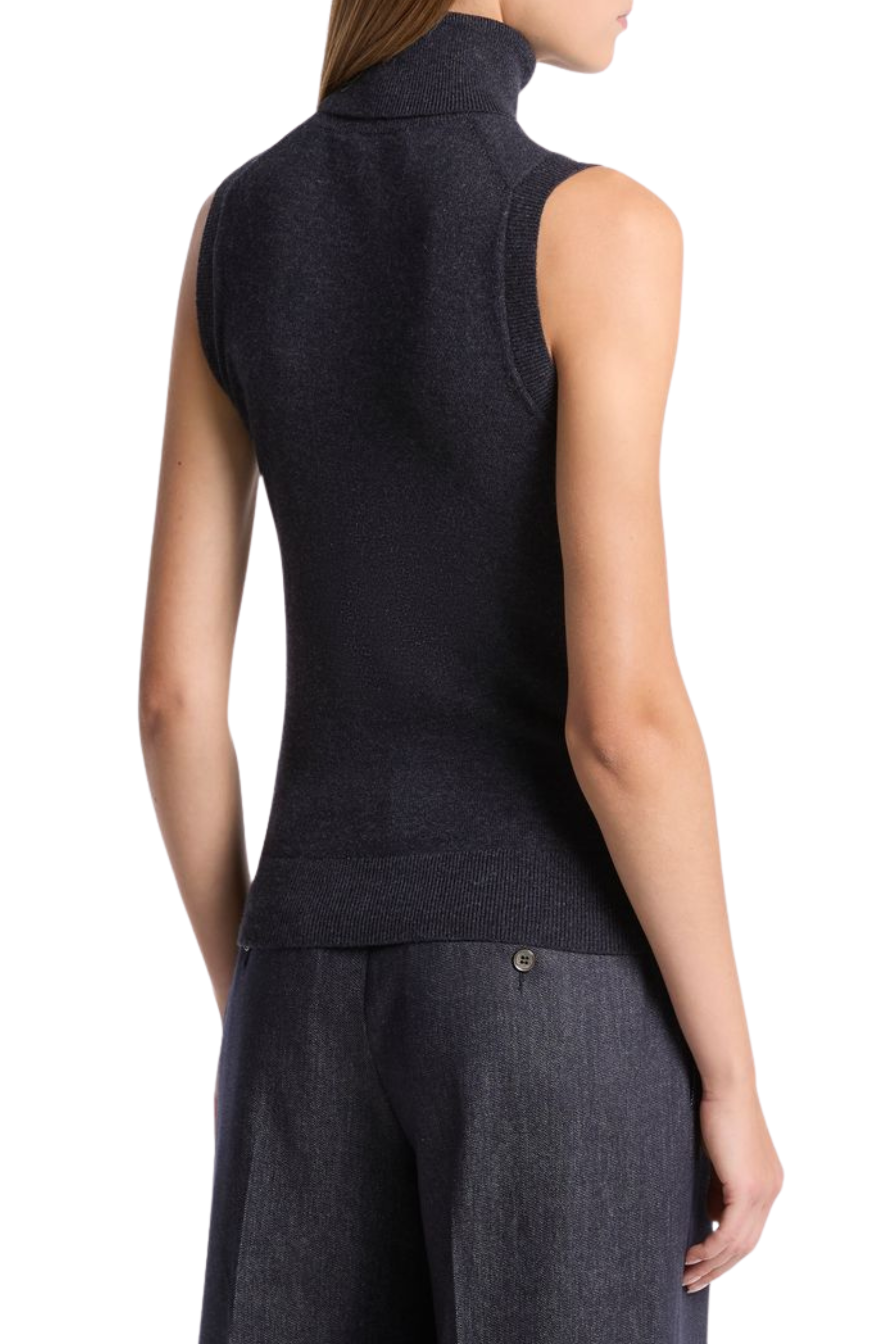 Sleeveless Turtleneck