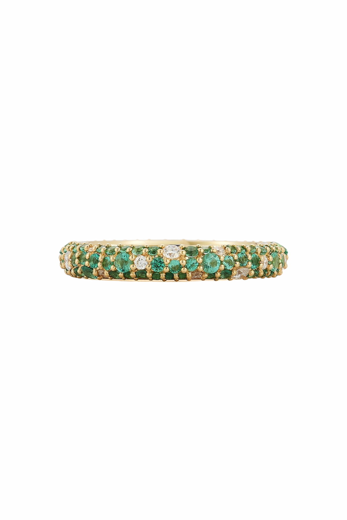 Thin Tidepool Ring - Emerald