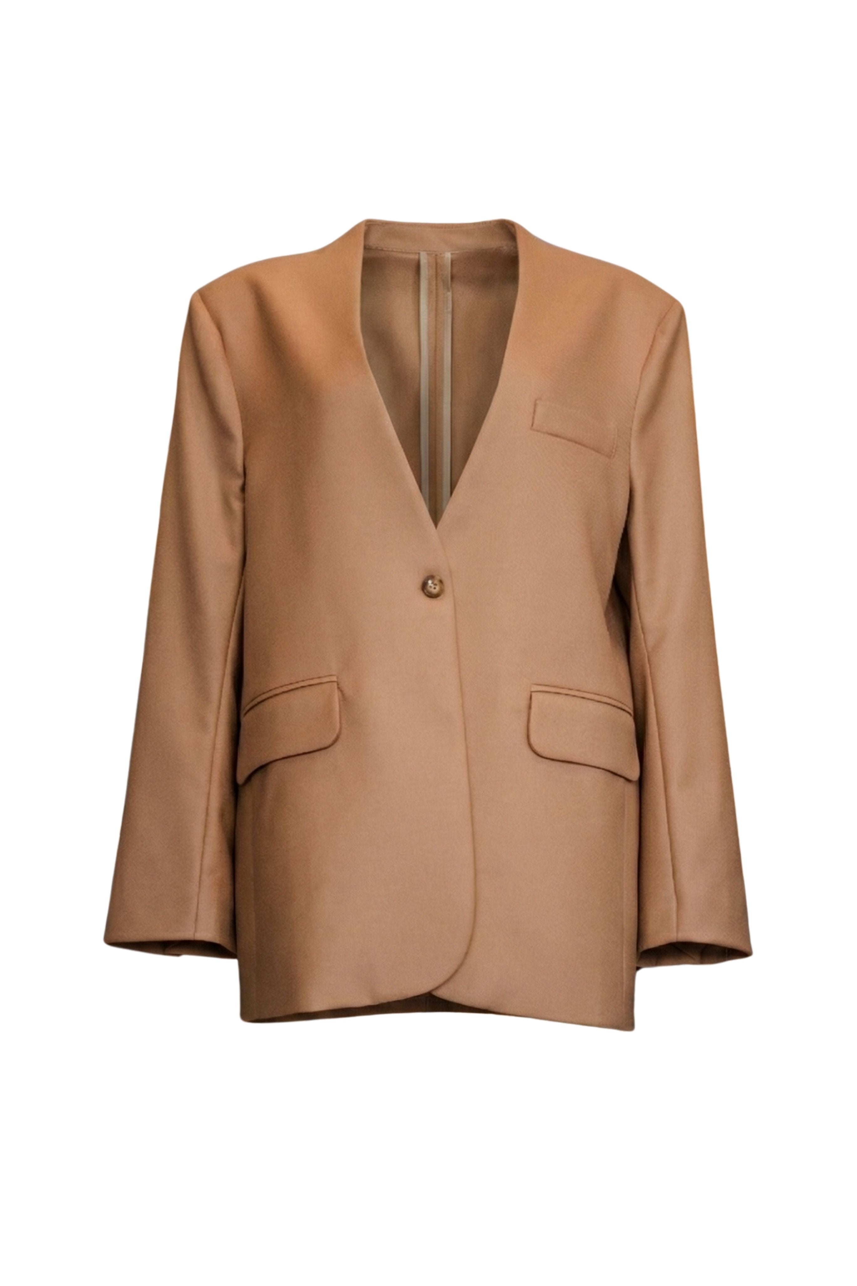 Collarless Blazer