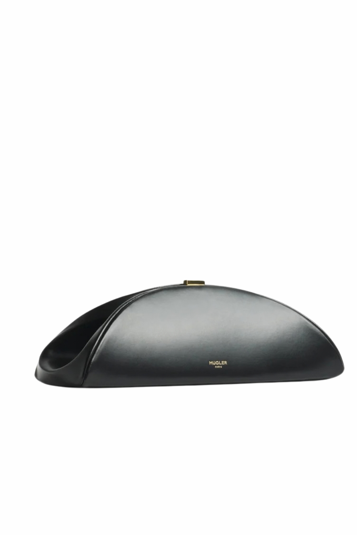 Leather Lua Clutch - Black