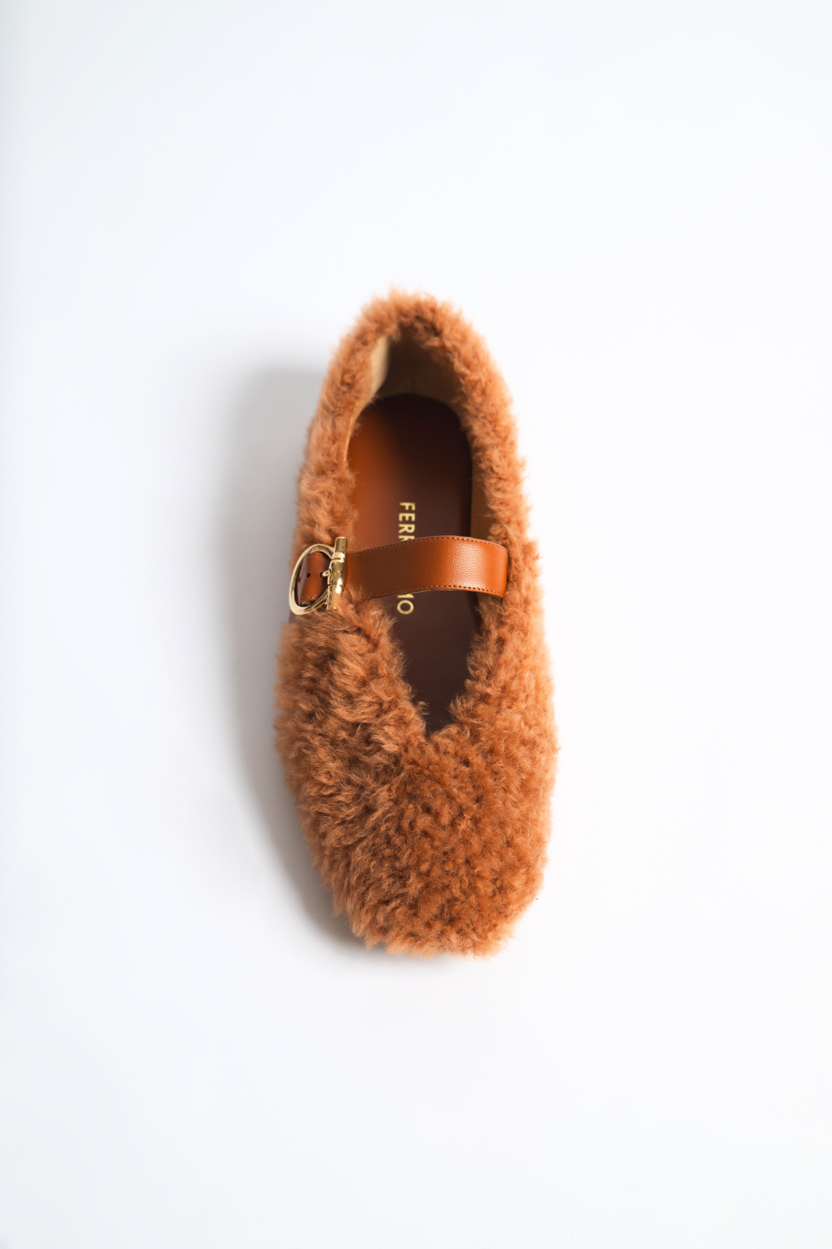 Fur Ballerina Flats