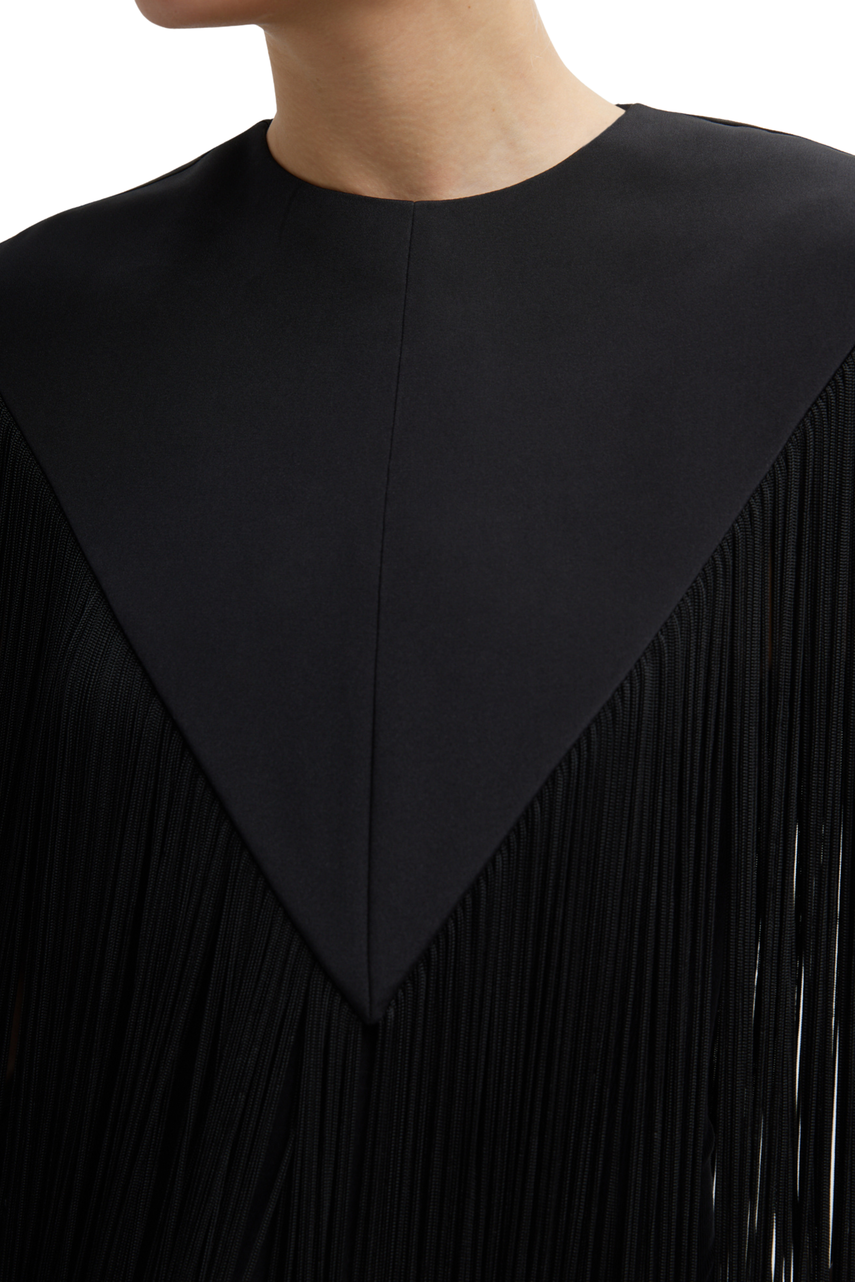 4 Ply Silk Fringe Cape