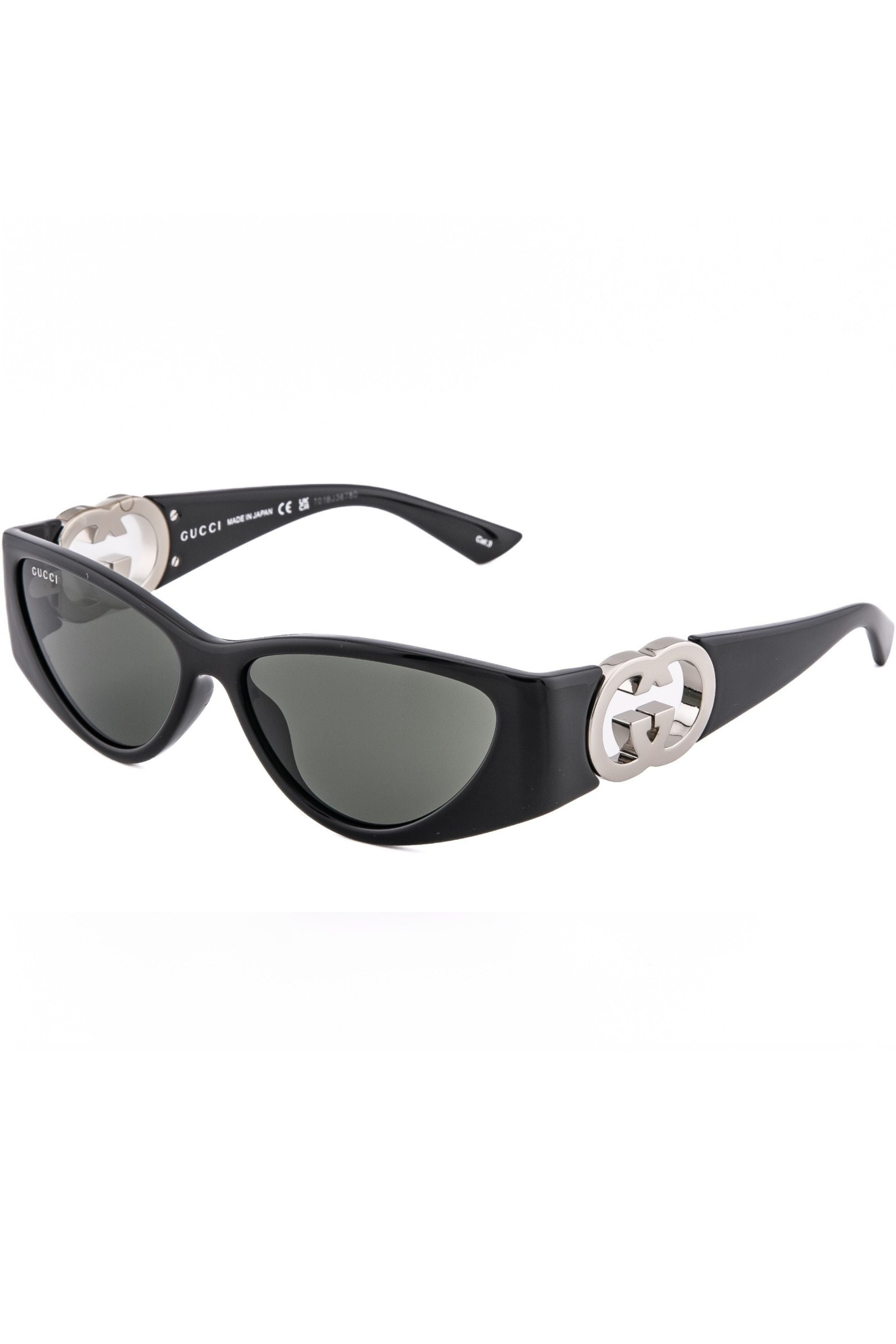 Cat Eye Sunglasses - Black