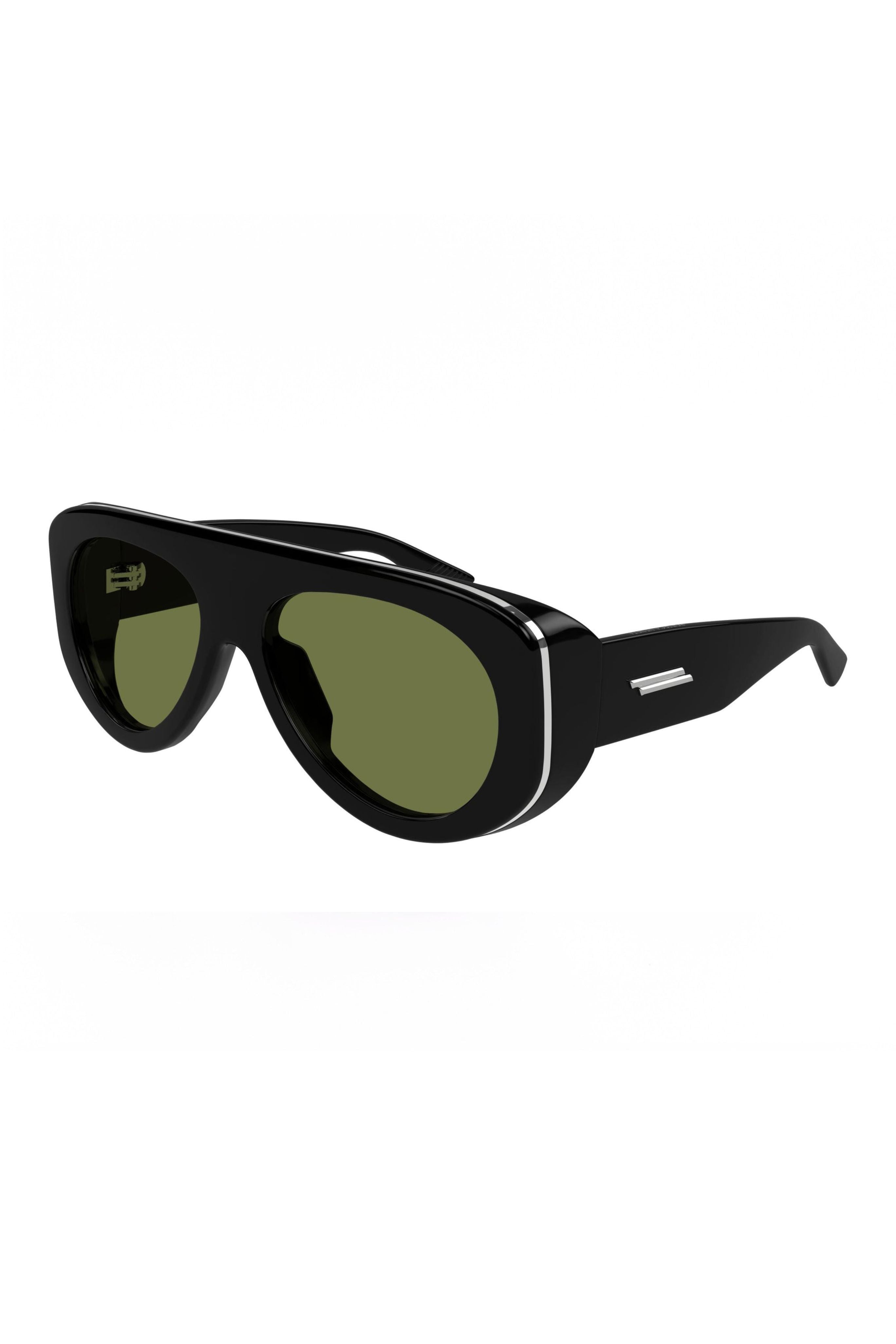 Aviator Sunglasses - Black/Yellow