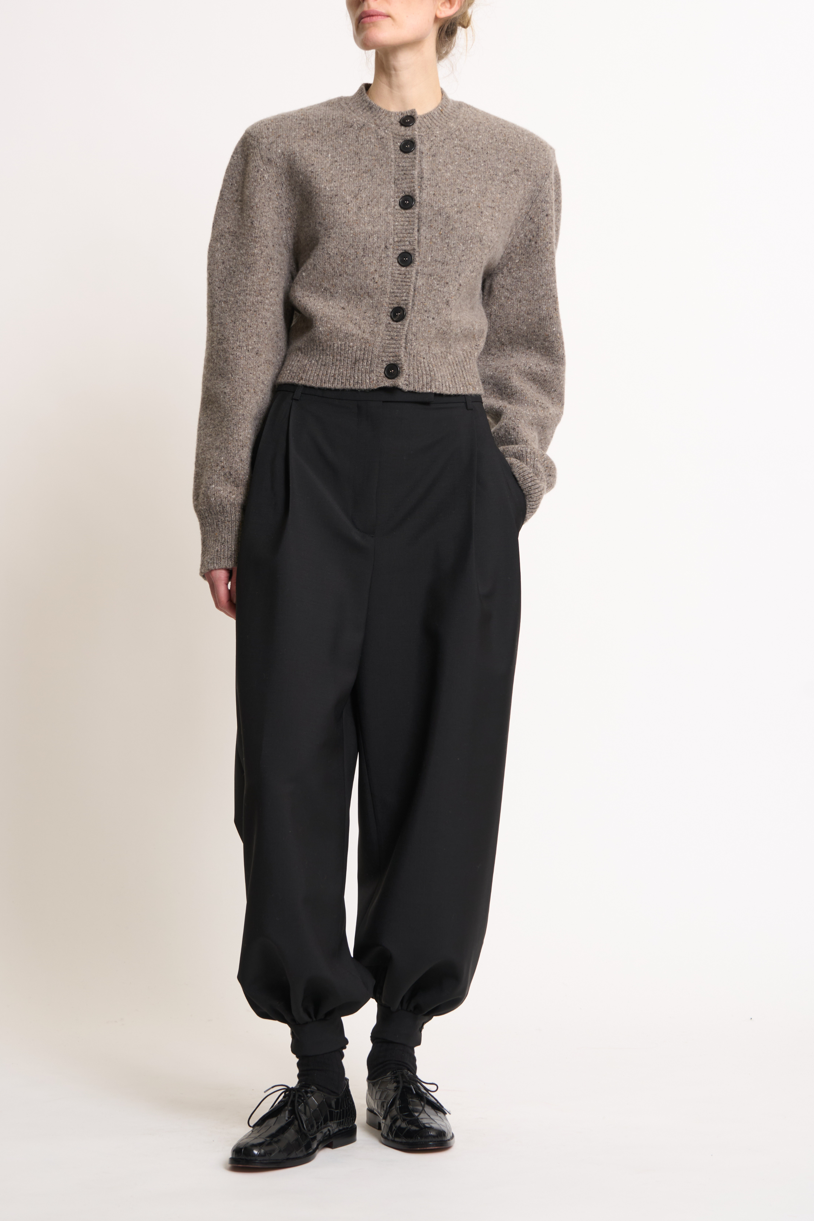 Tailored cuff trousers