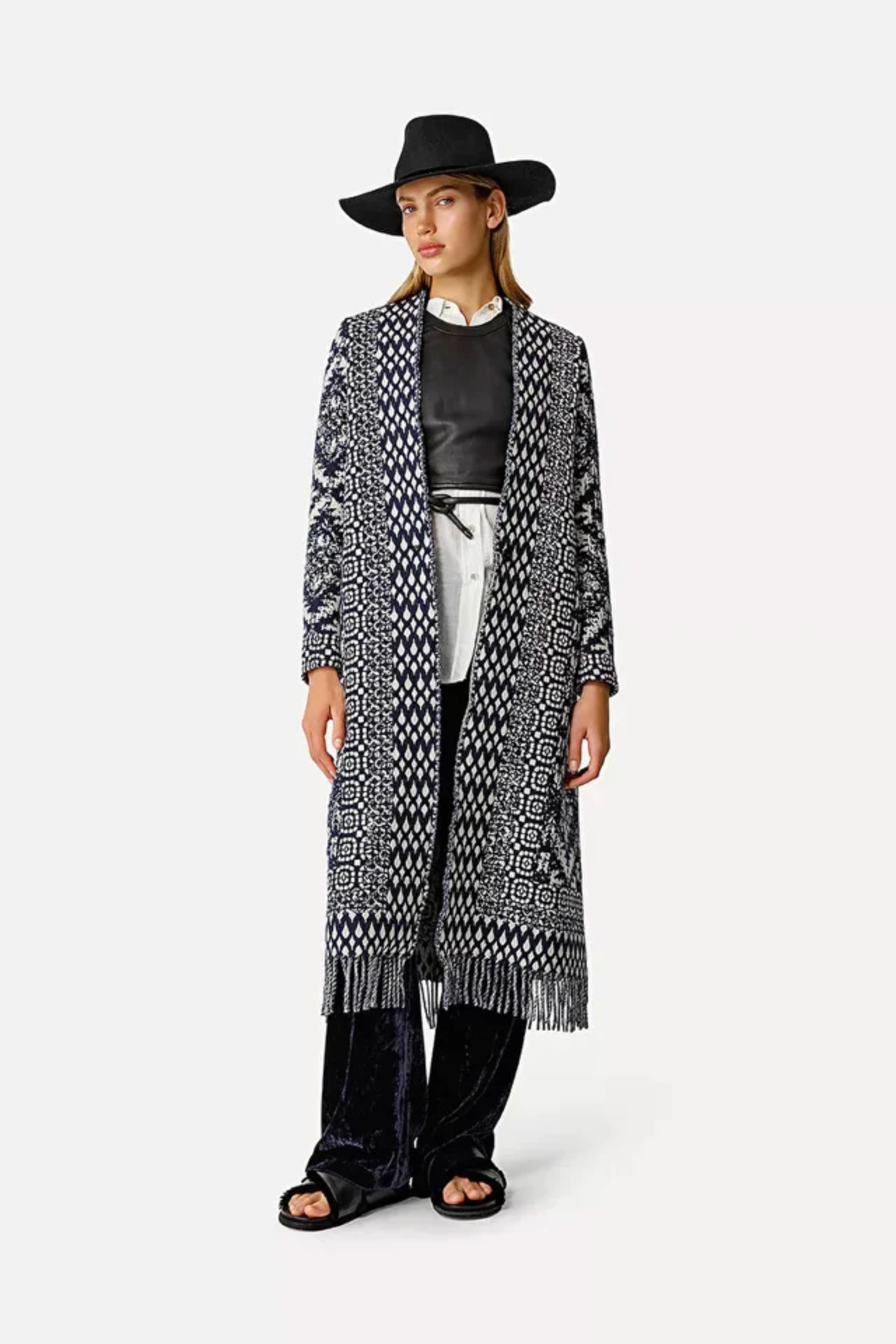FORTE FORTE Clio Jacquard Coat