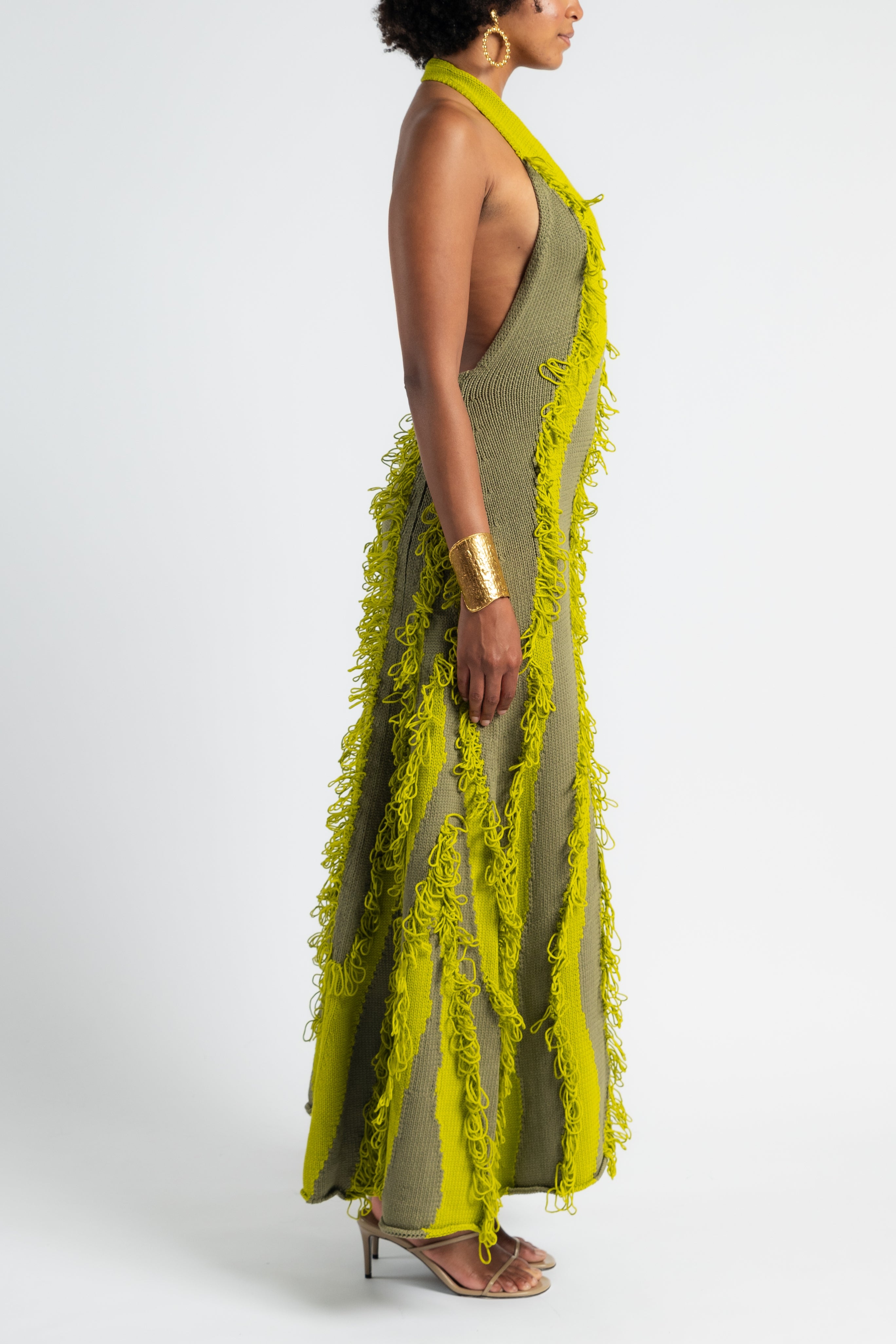 Roaring Fringe Green Gown