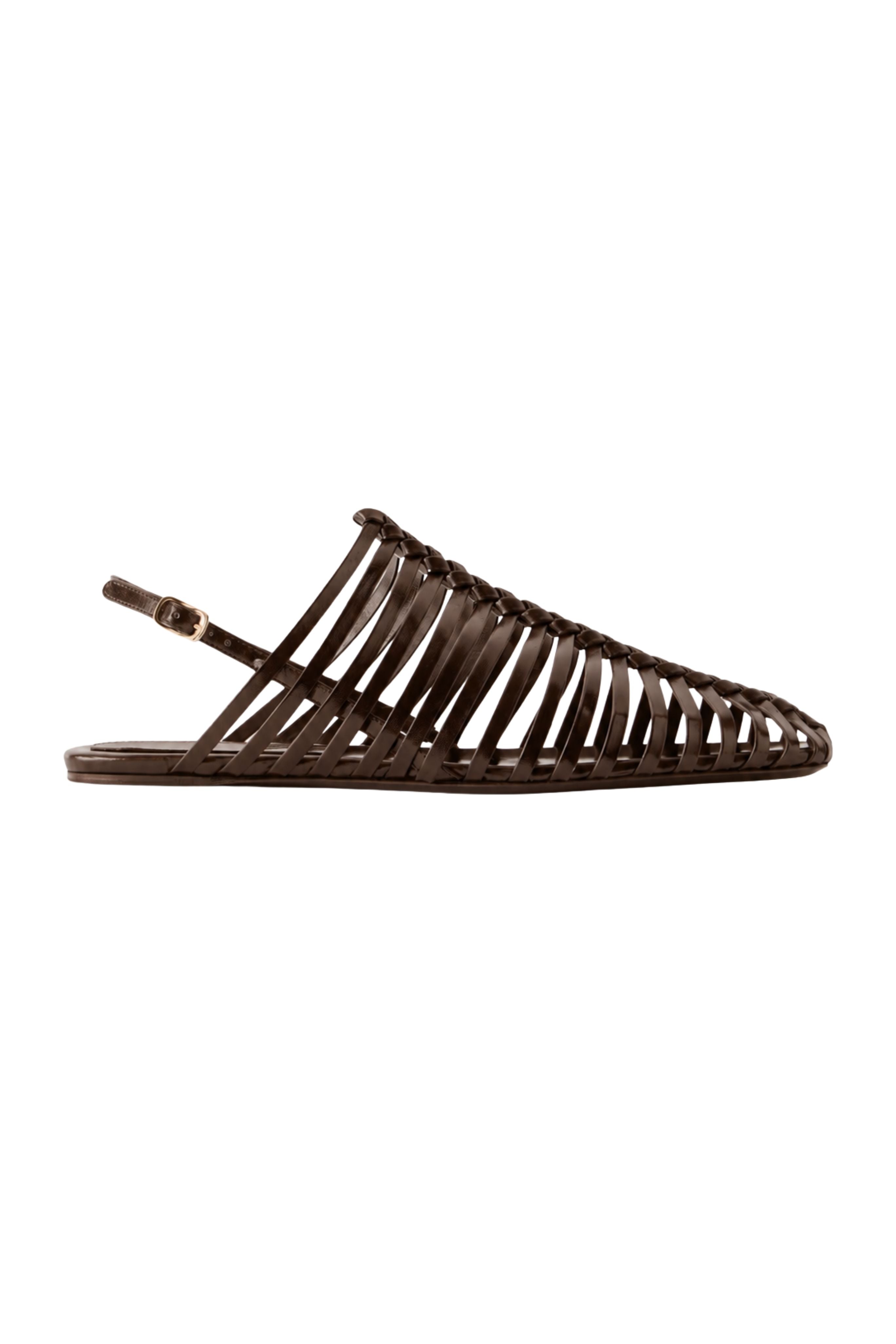 Cage Sandals - Dark Brown