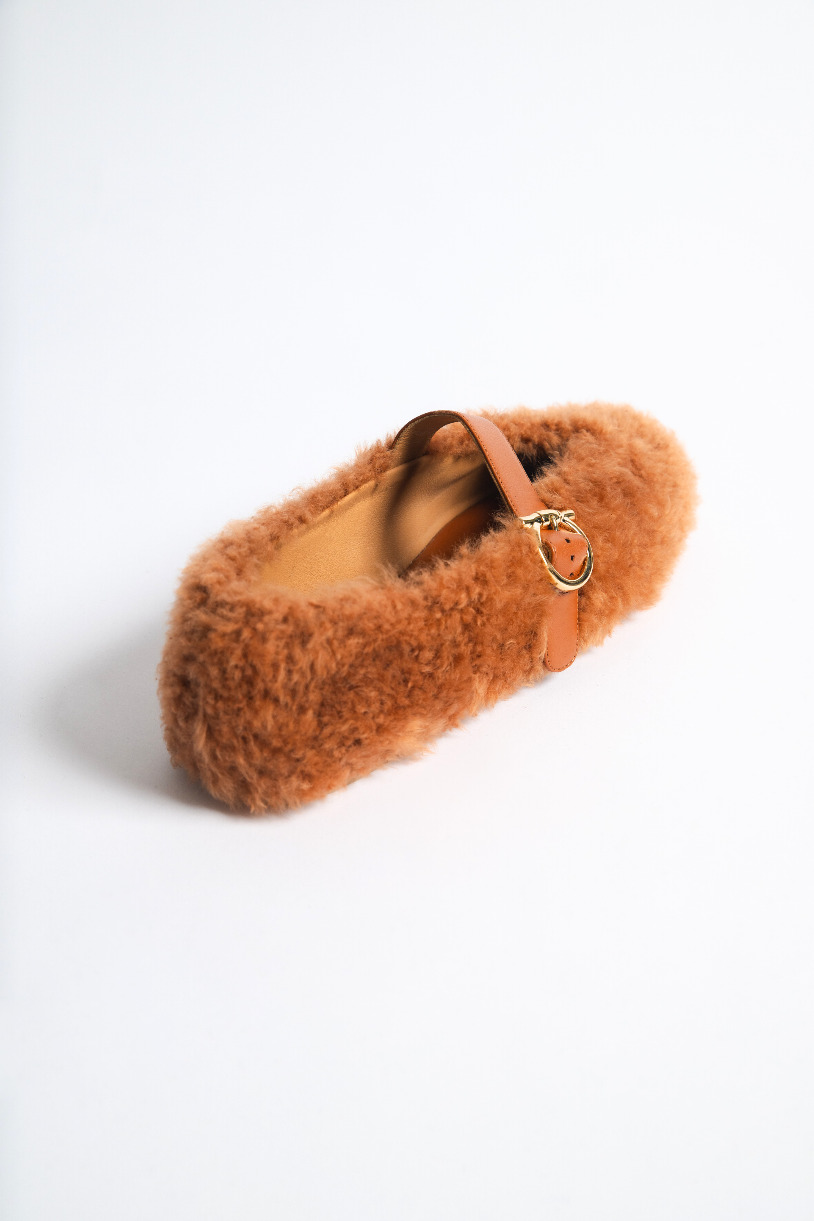 Fur Ballerina Flats
