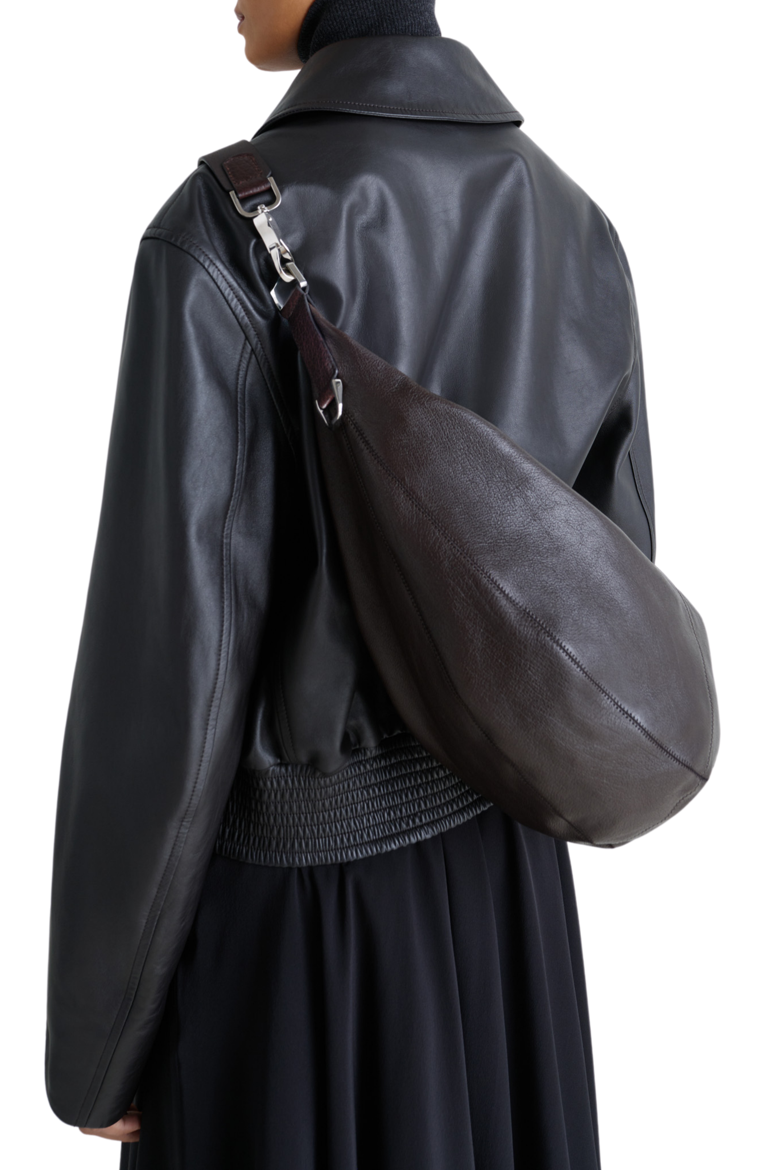 Quiver Clip Bag in Dark Chocolate