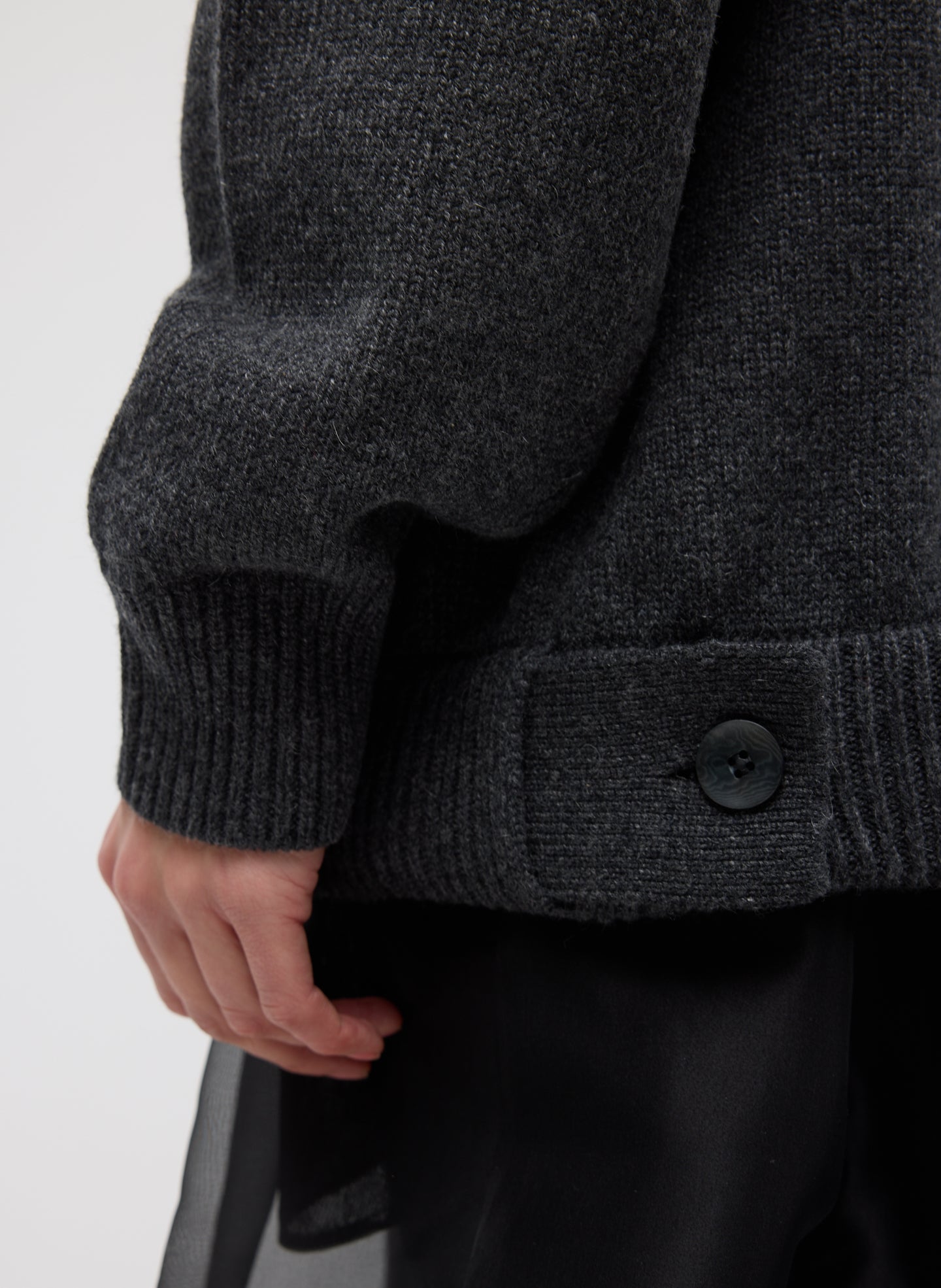 CASHMERE SWEATER TNECK OVERSIZED PULLOVER