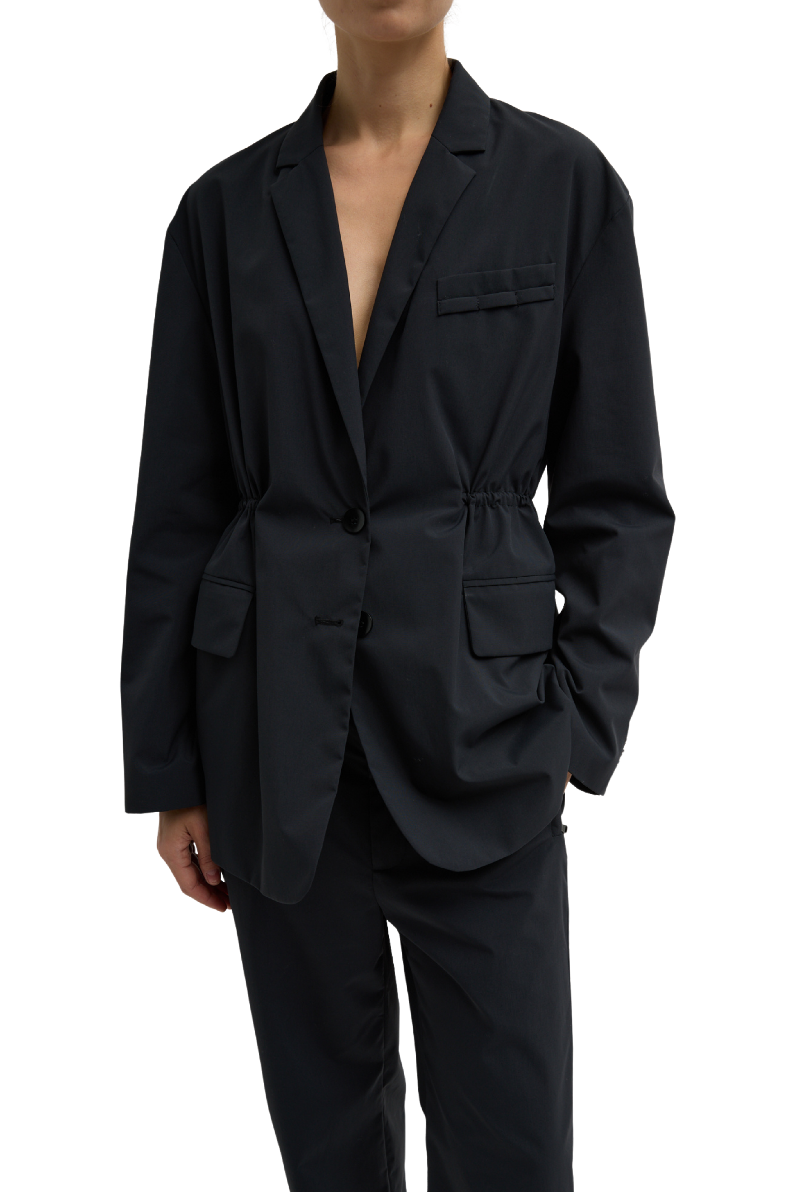 Tech Suiting Anorak Blazer With Zip Off Vest