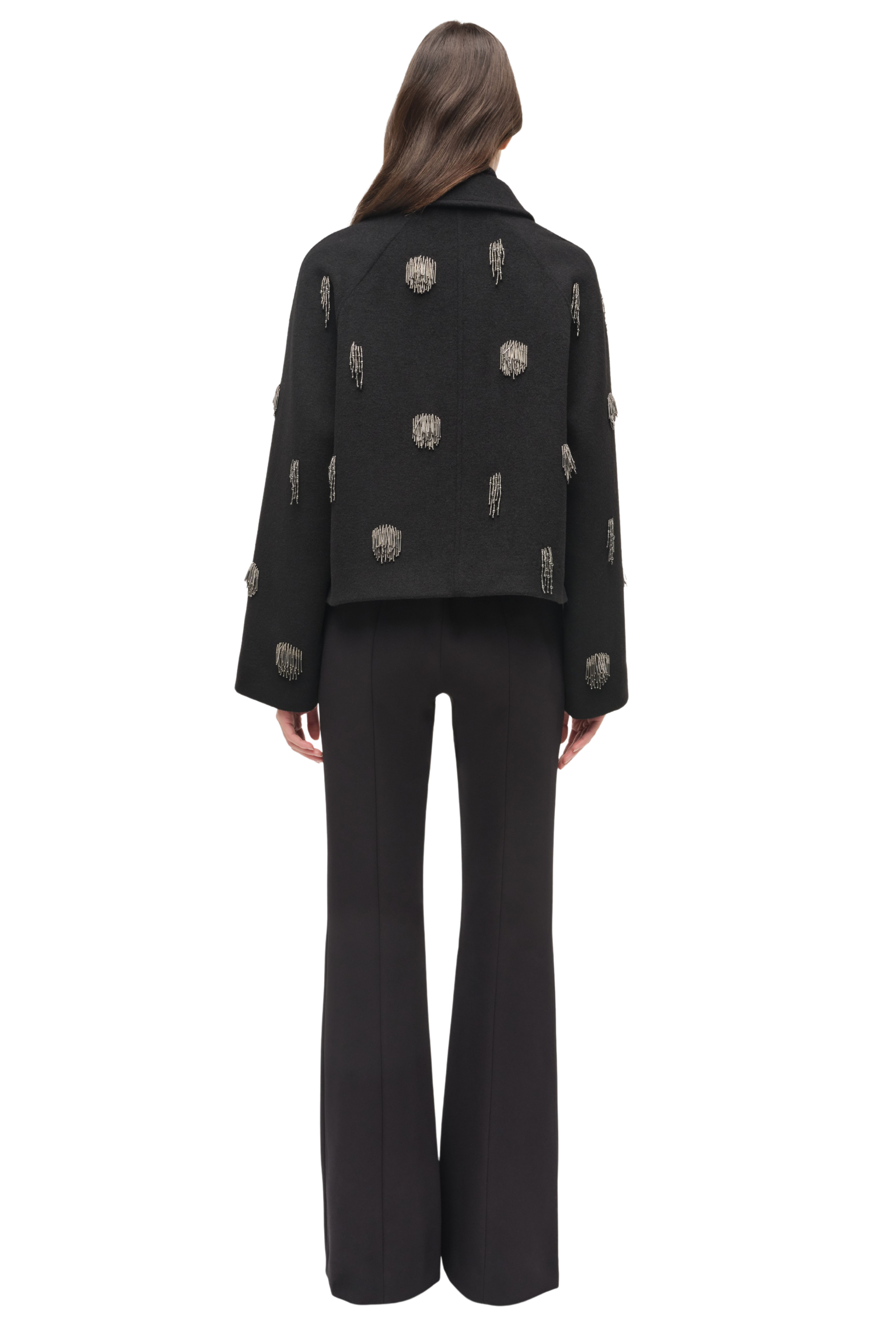 Katya Embellished Jacket in Black