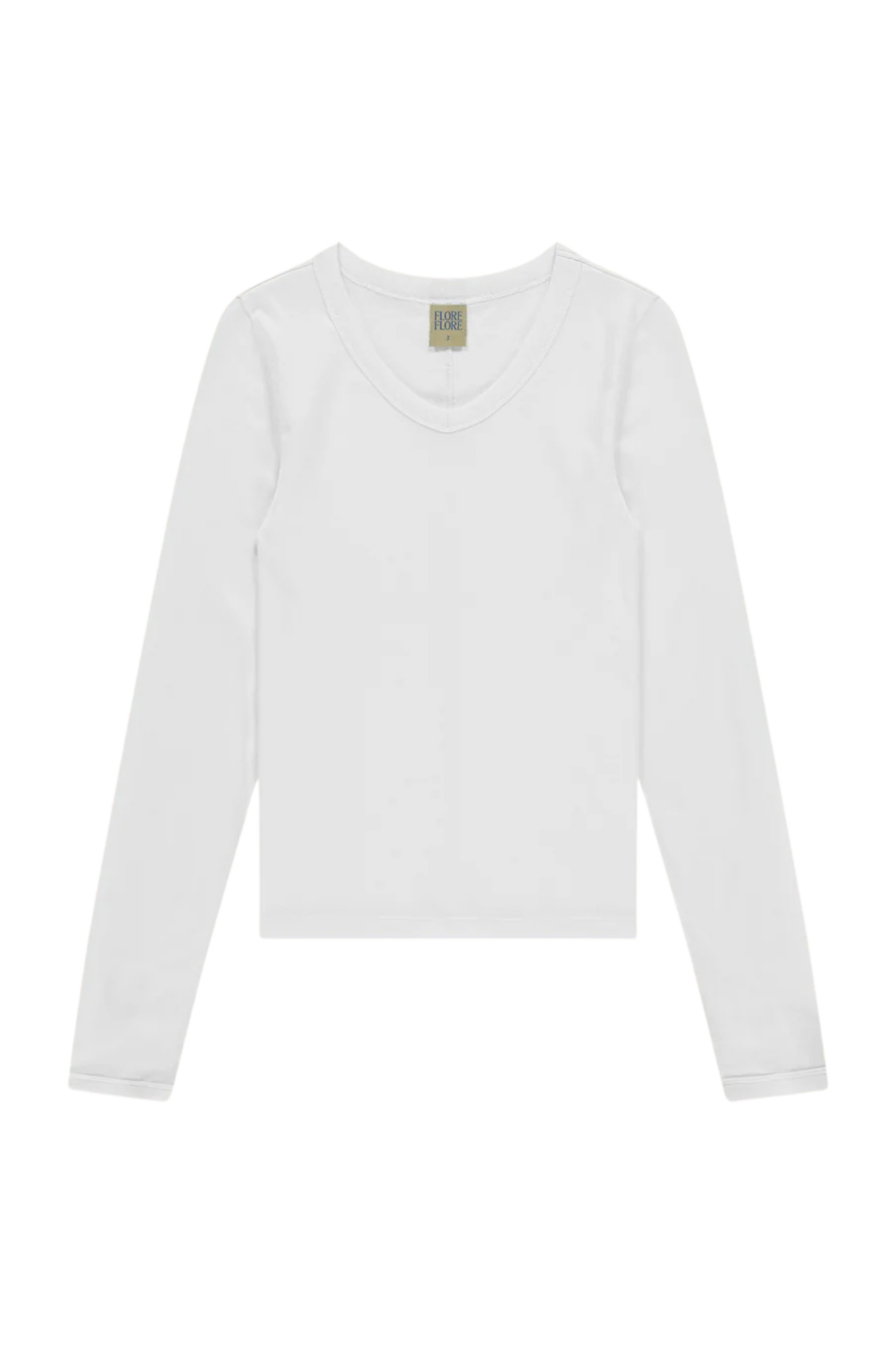 トップス everyone long sleeve tee shirt WHITE M Jill Long Sleeve Tee in White