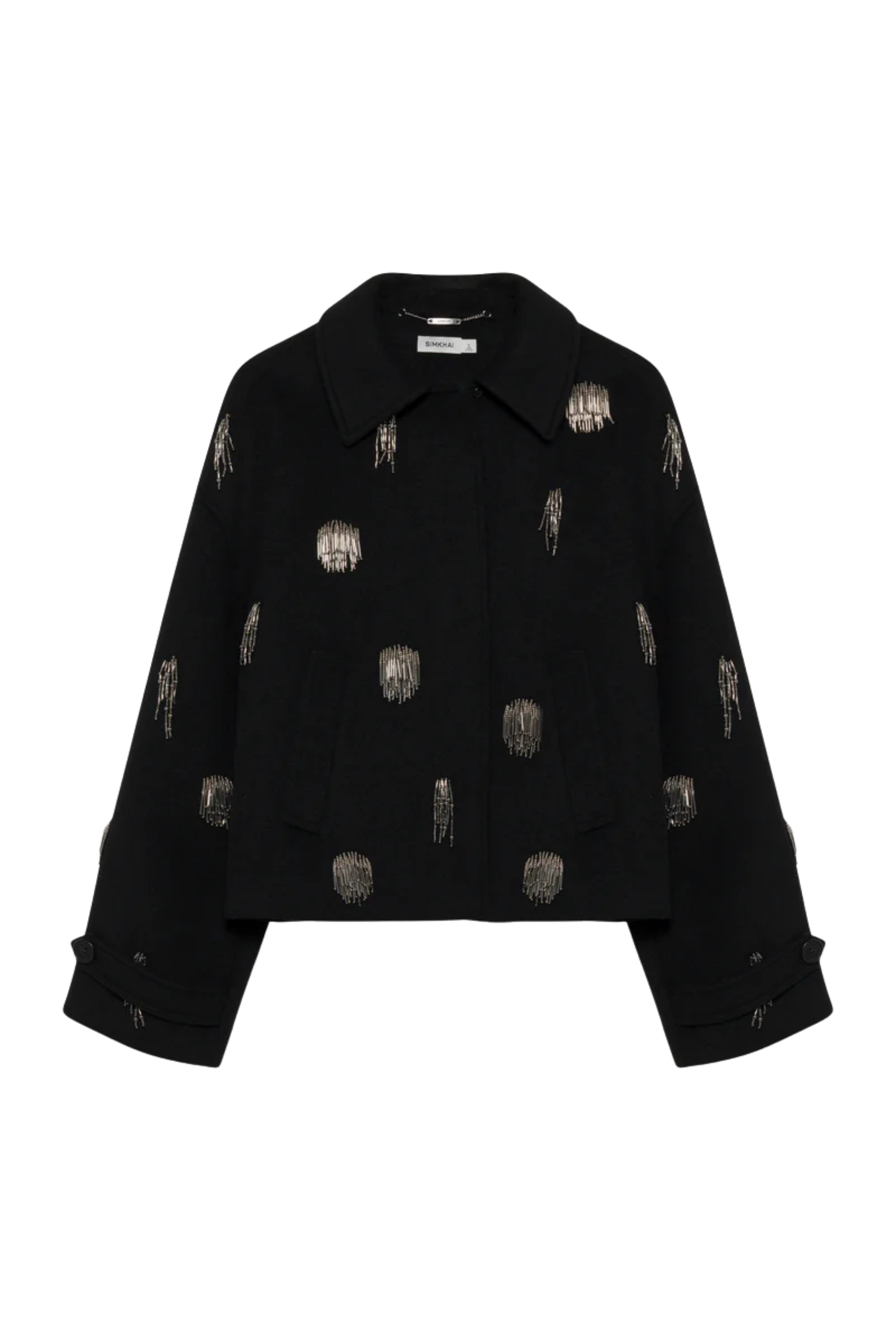 Katya Embellished Jacket in Black