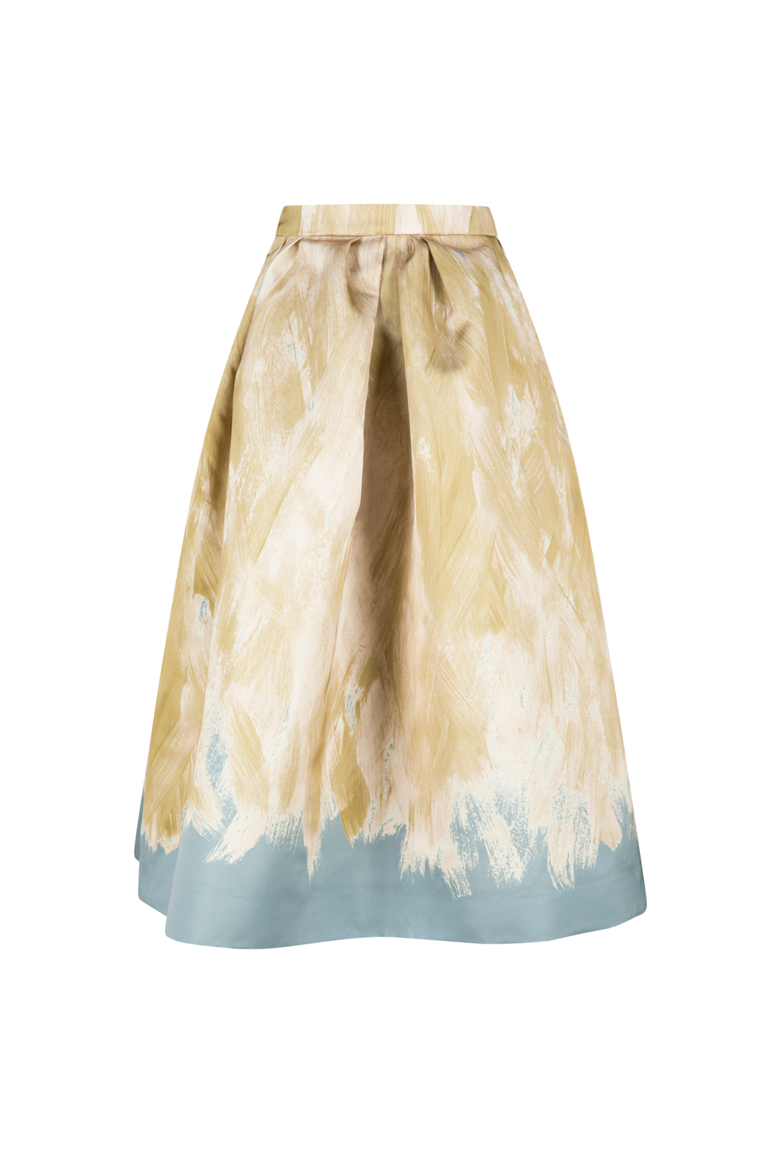 Soni Printed Satin Skirt