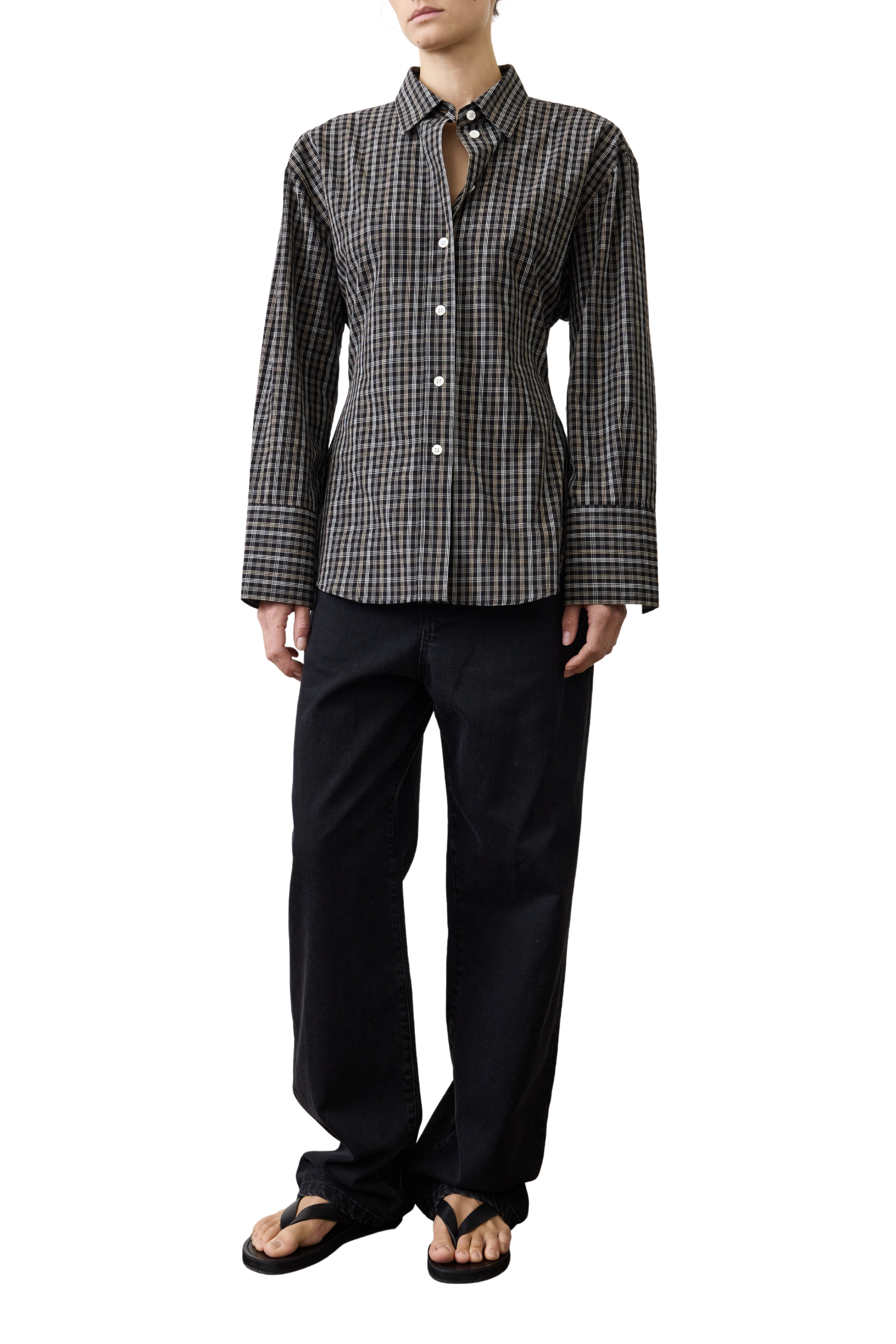 Shaped Check Shirt