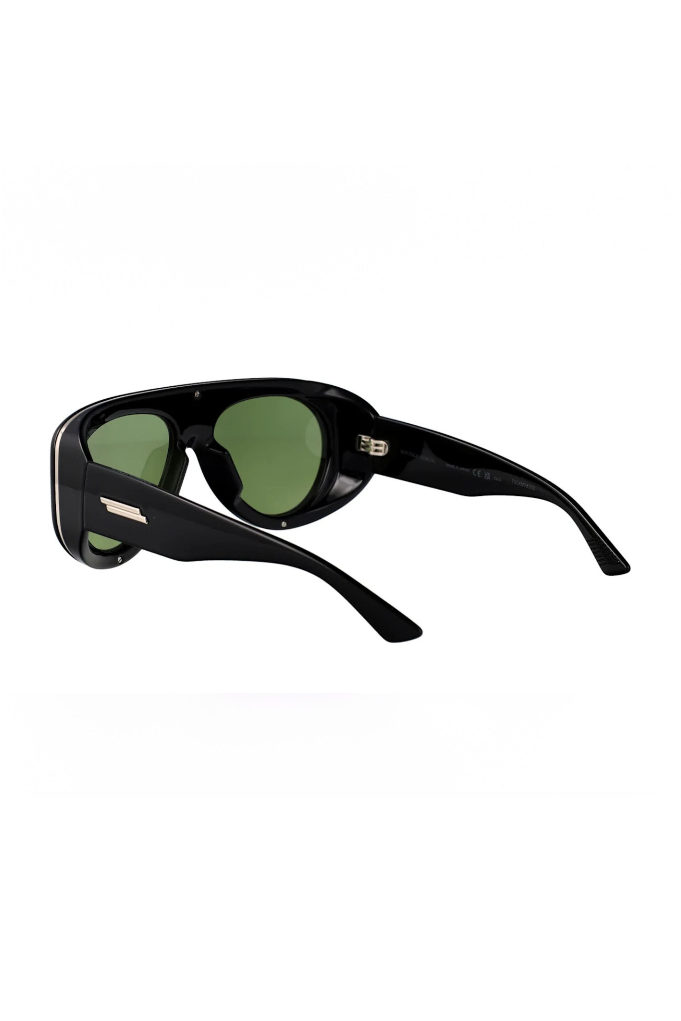 Aviator Sunglasses - Black/Yellow