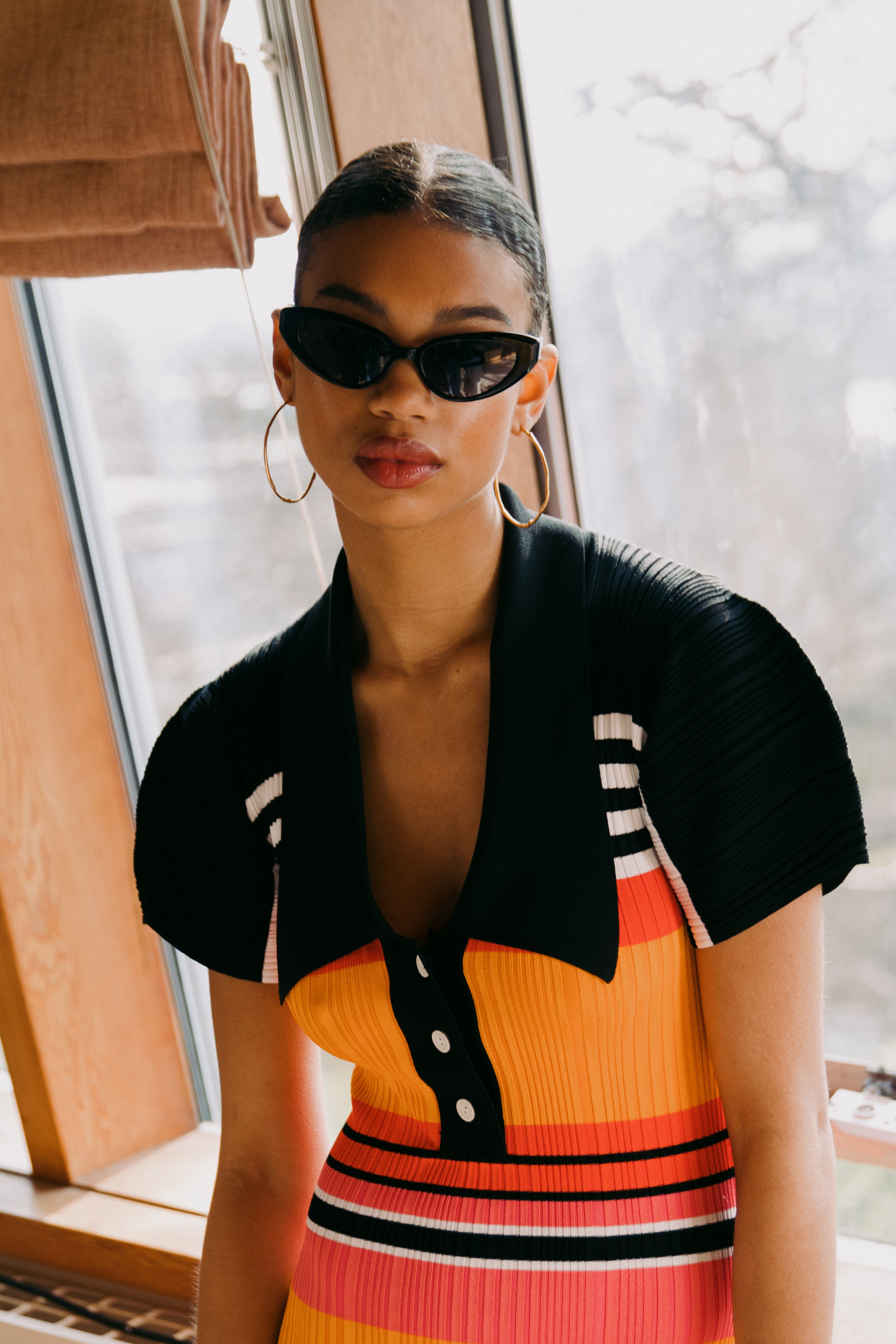 Zawe II Sunglasses in Chocolate