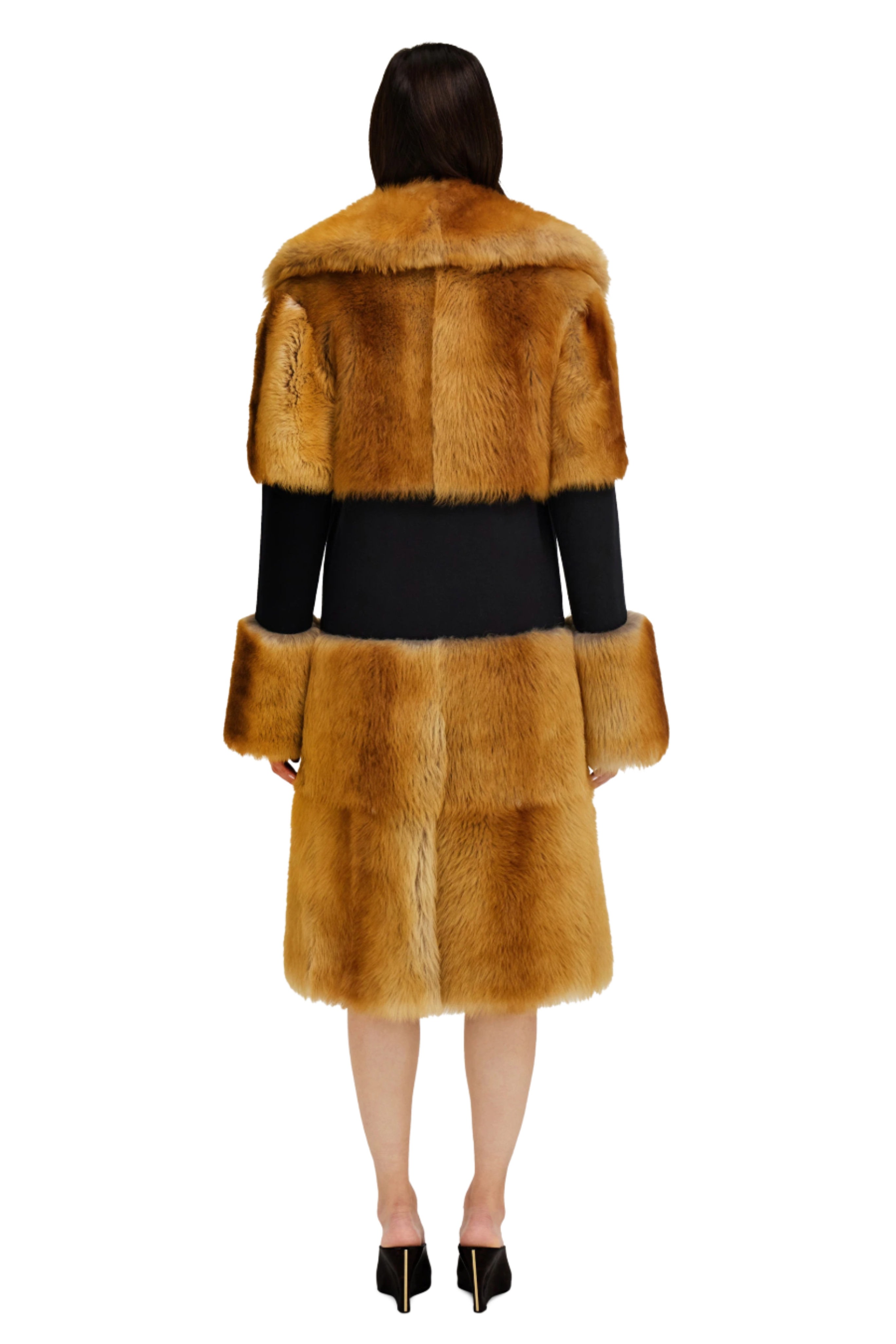 Long Fox Fur Coat