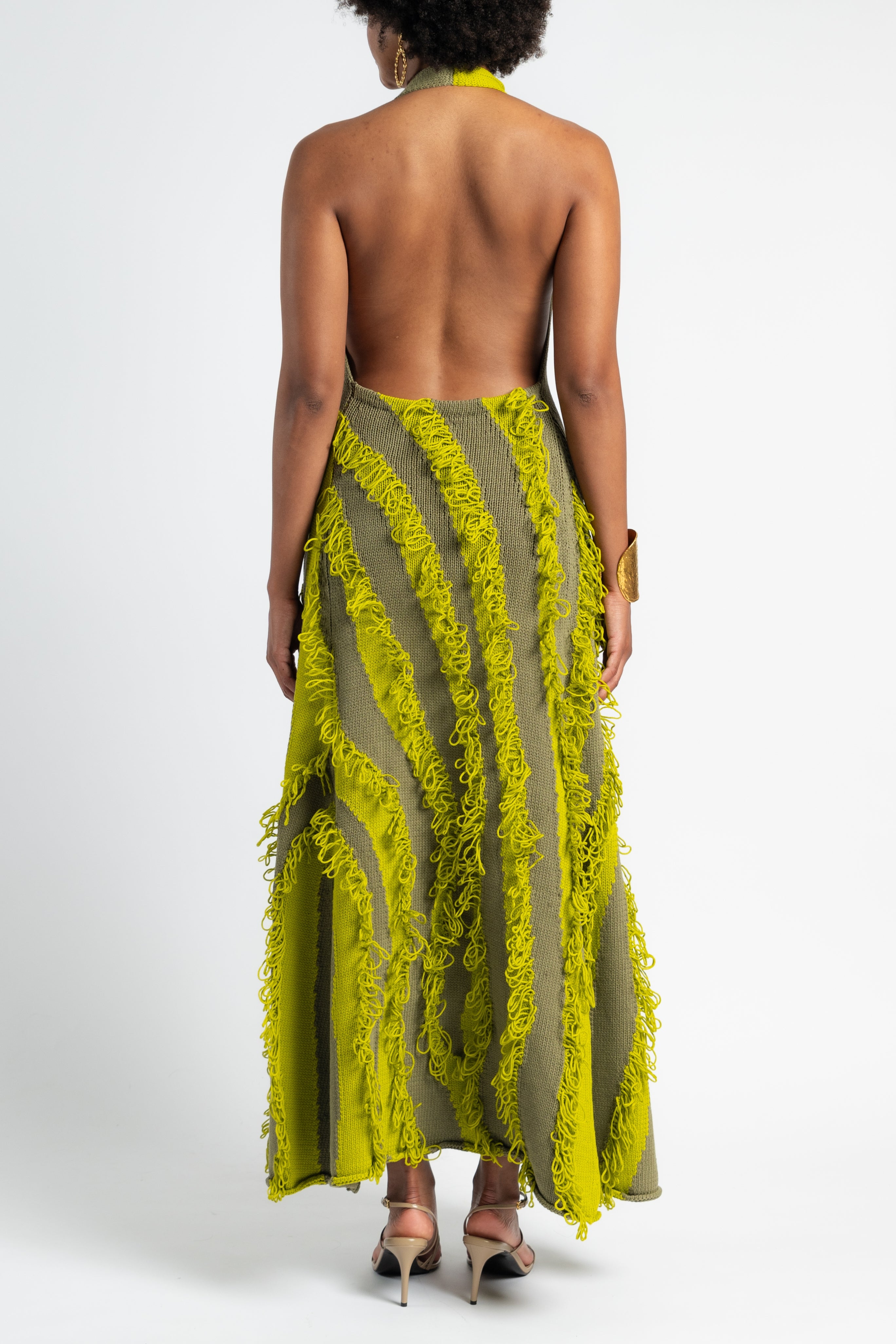 Roaring Fringe Green Gown
