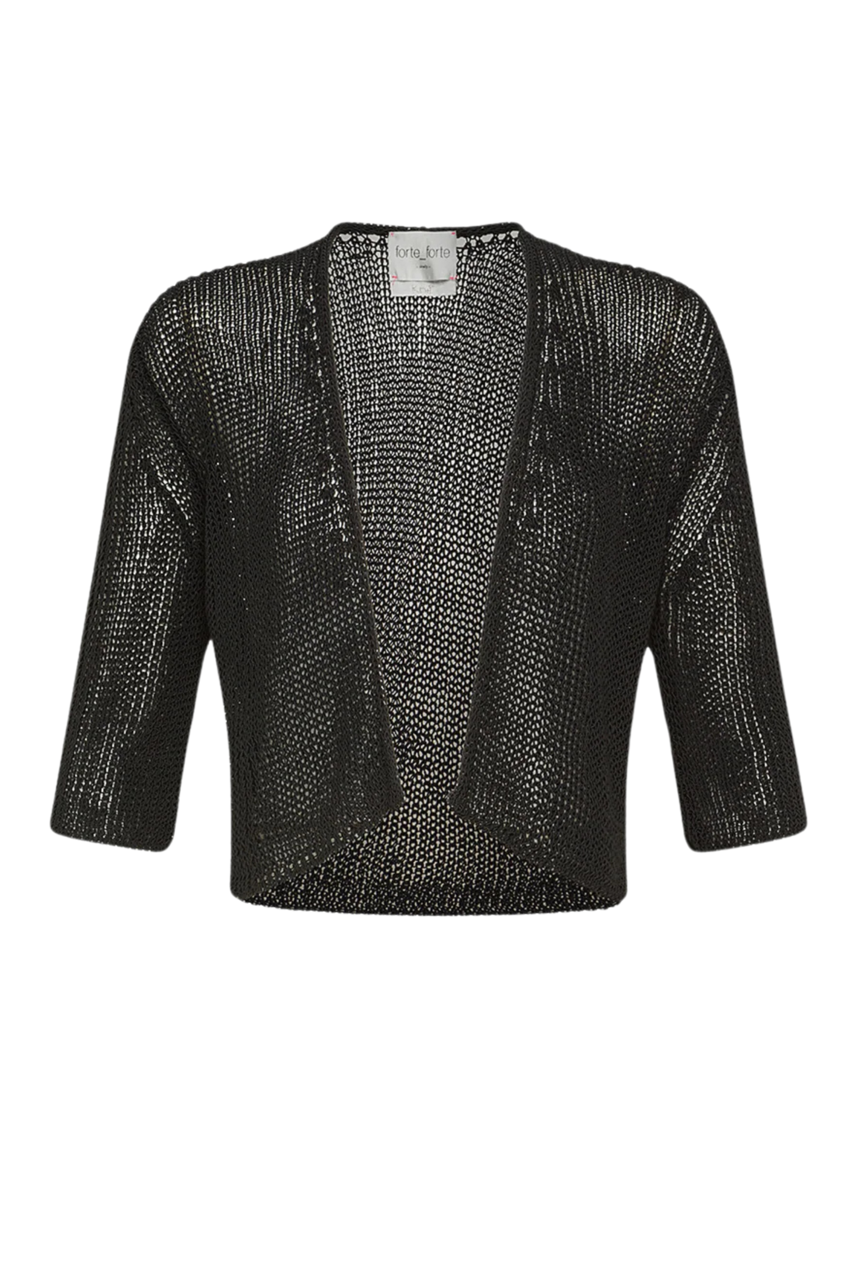 Organic Cotton Blend Rib Knit Cardigan