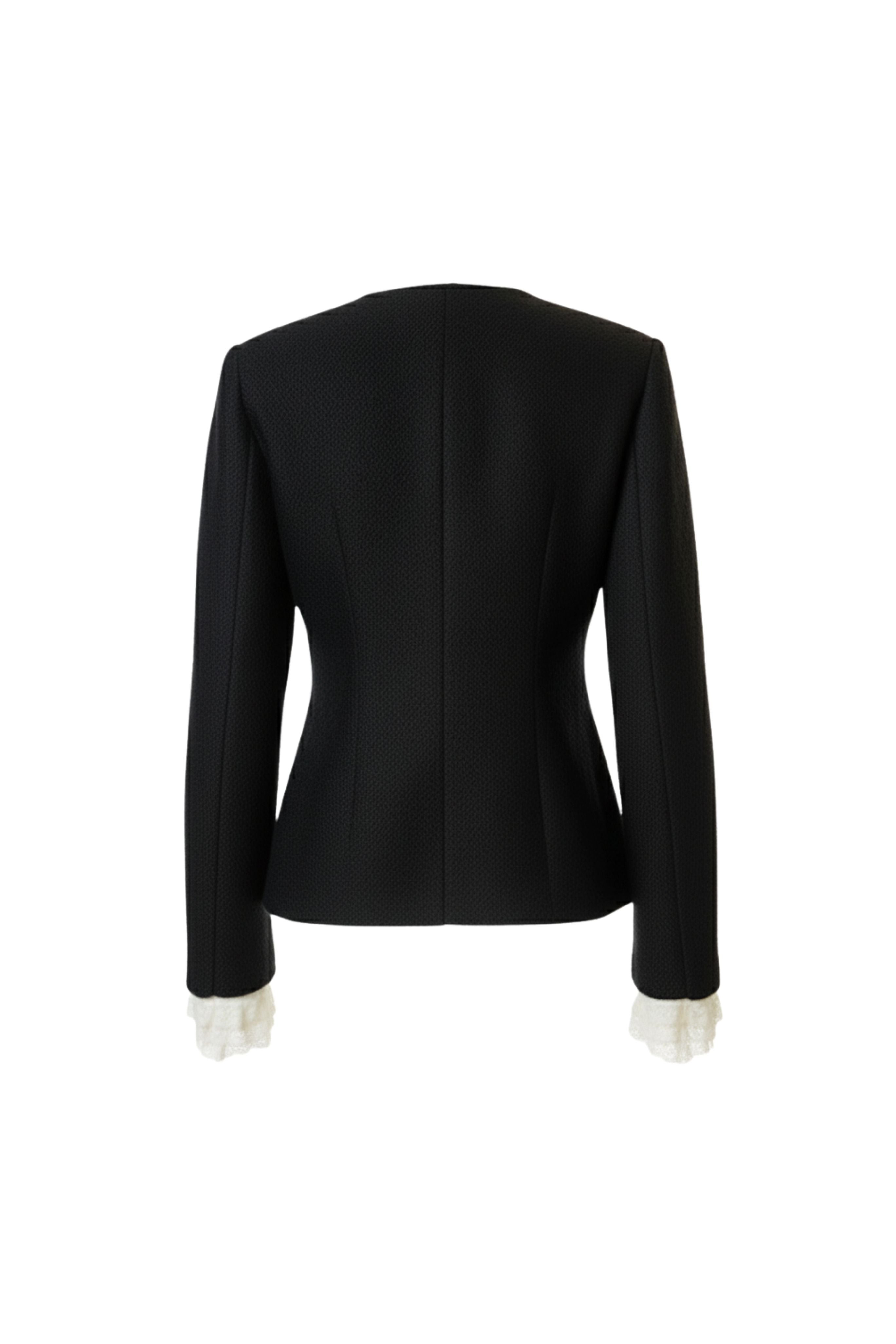 Seraphine Solid Bow Jacket