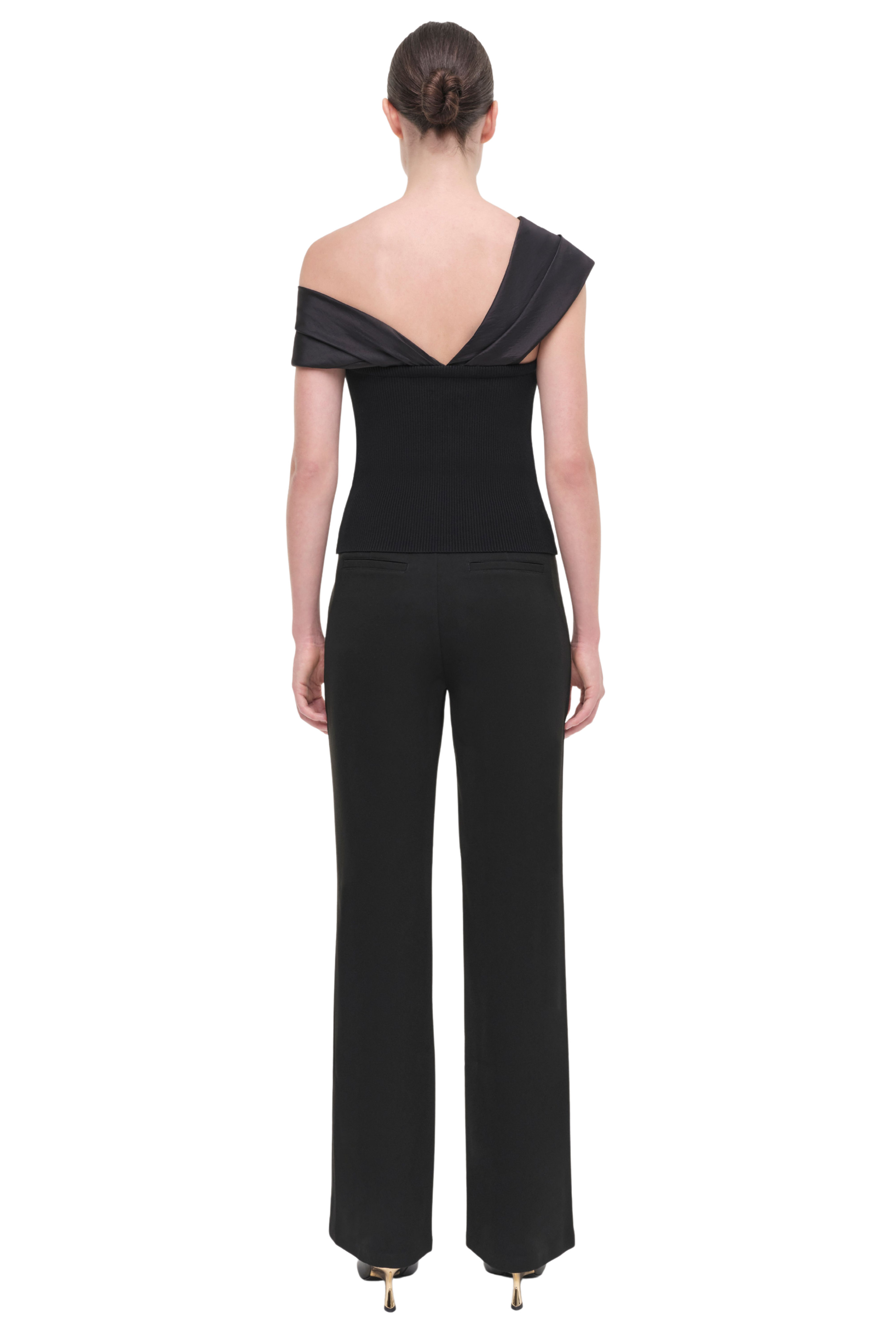 Celiana Knit Combo Top