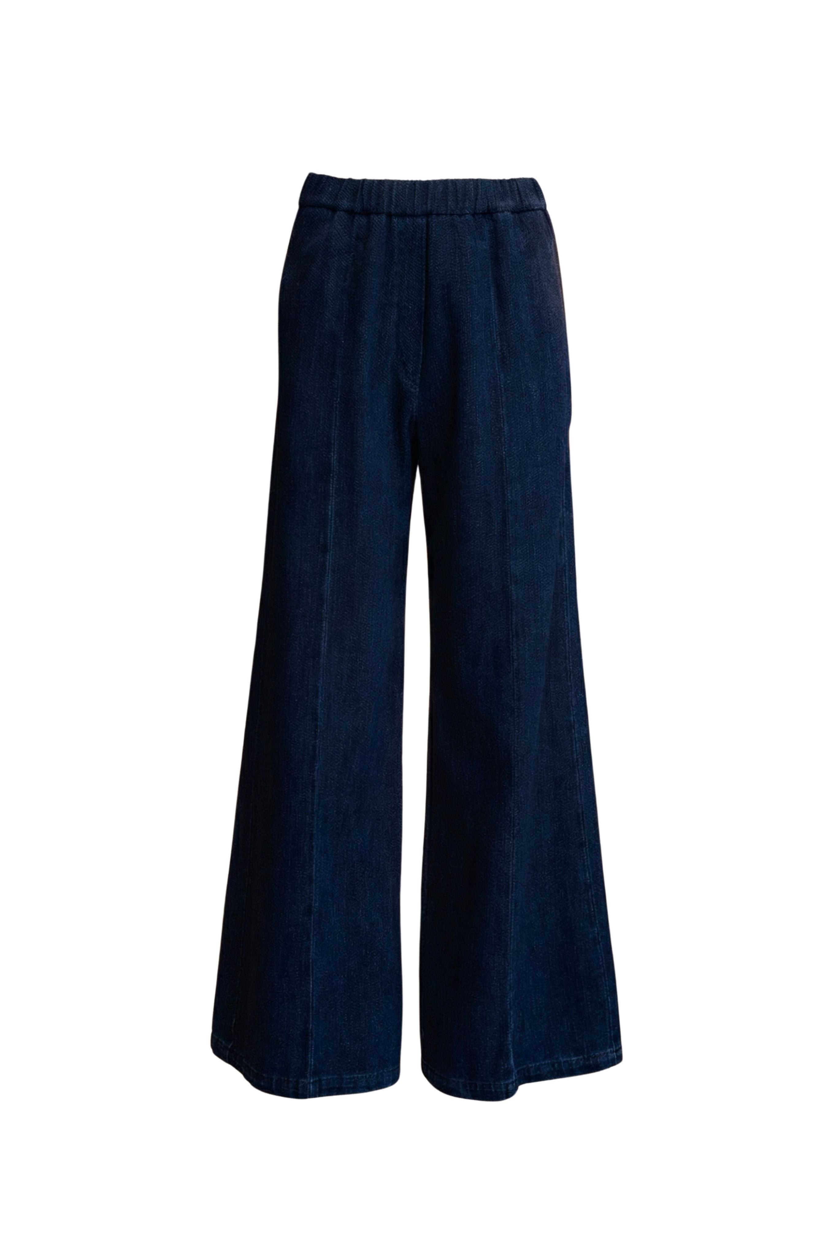 Denim Palazzo Pants
