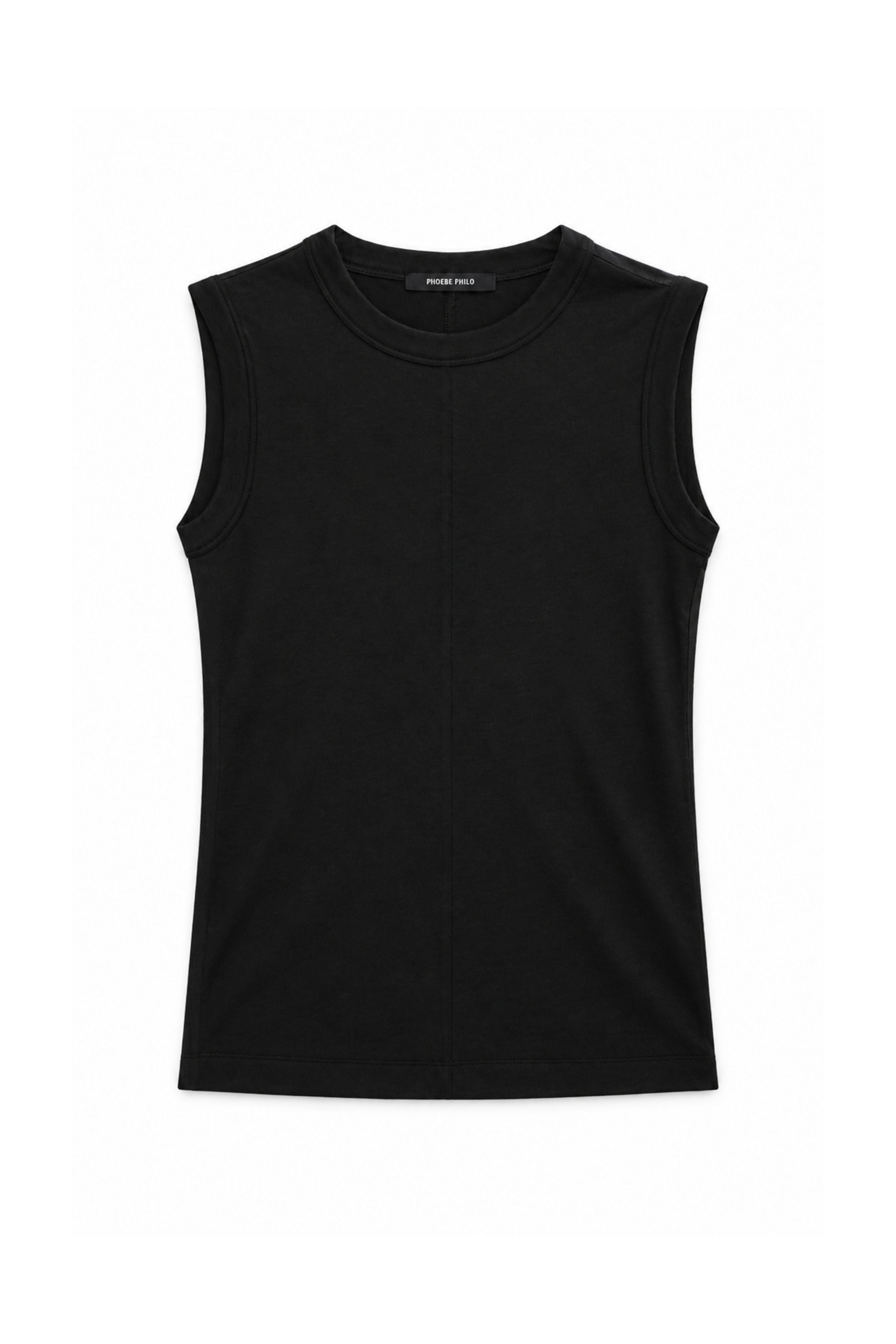 Ultra Fine Tank Top in Black