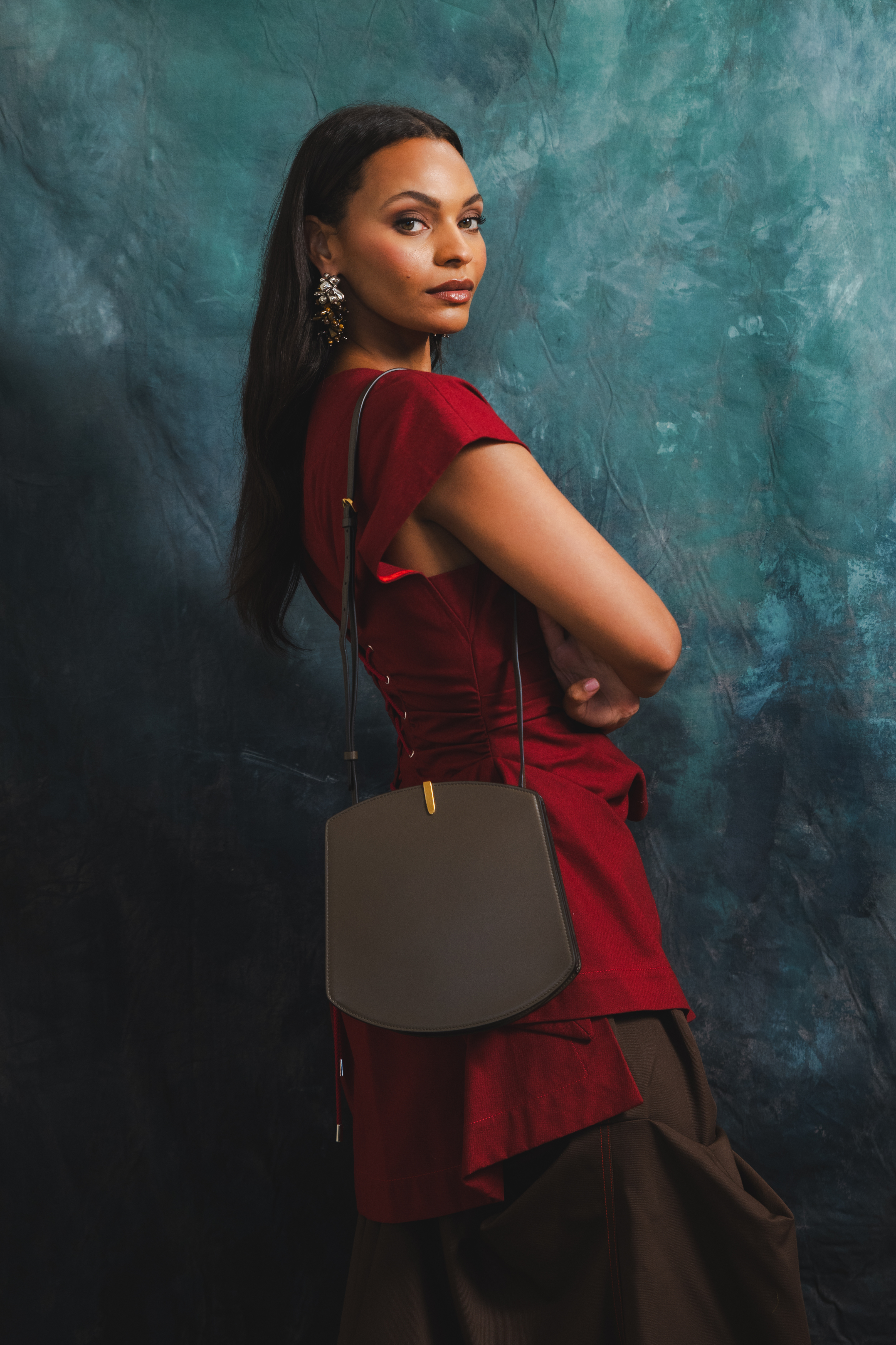 The Florence Crossbody in Smooth Calf Leather - Mink