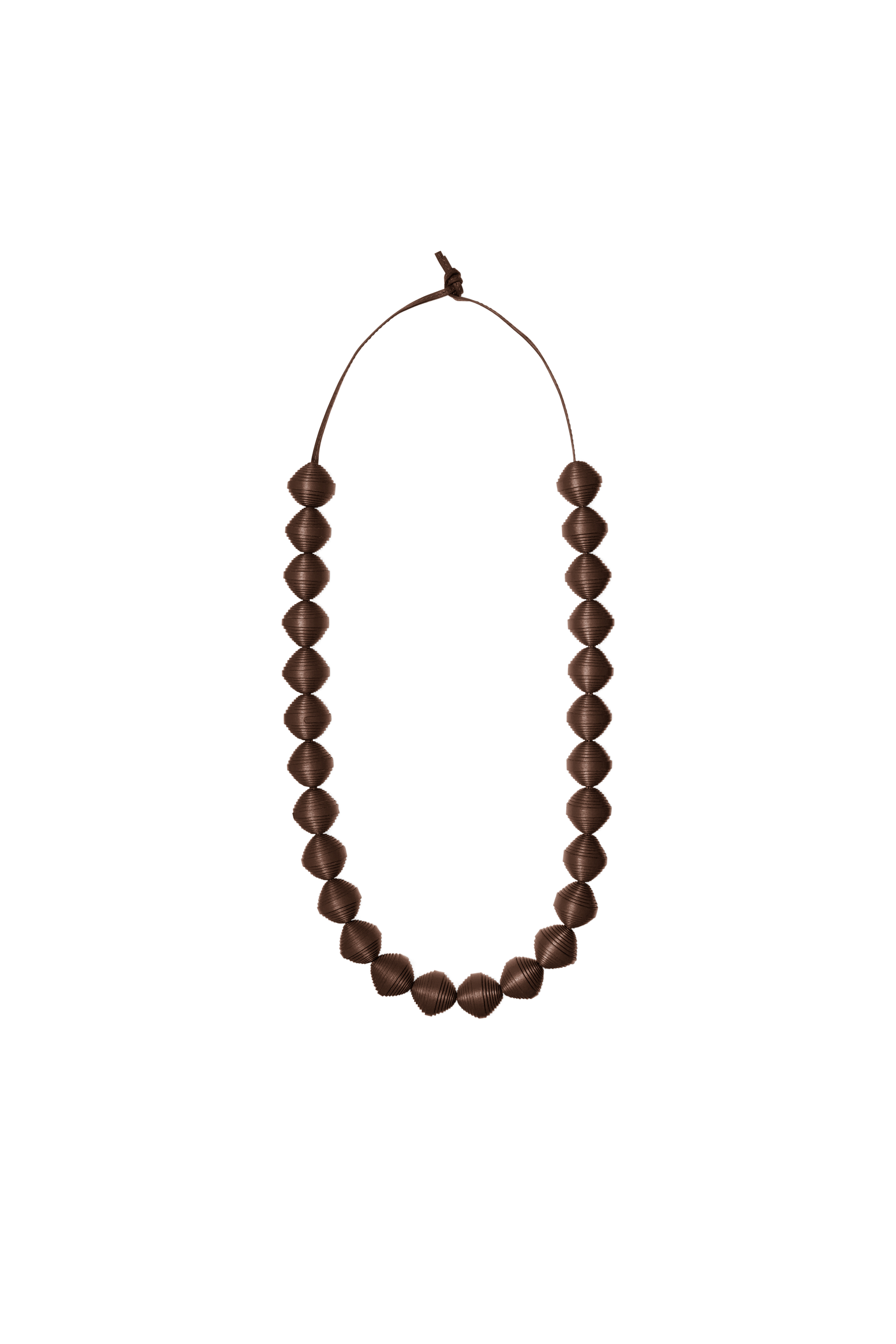 Leather Beads Necklace