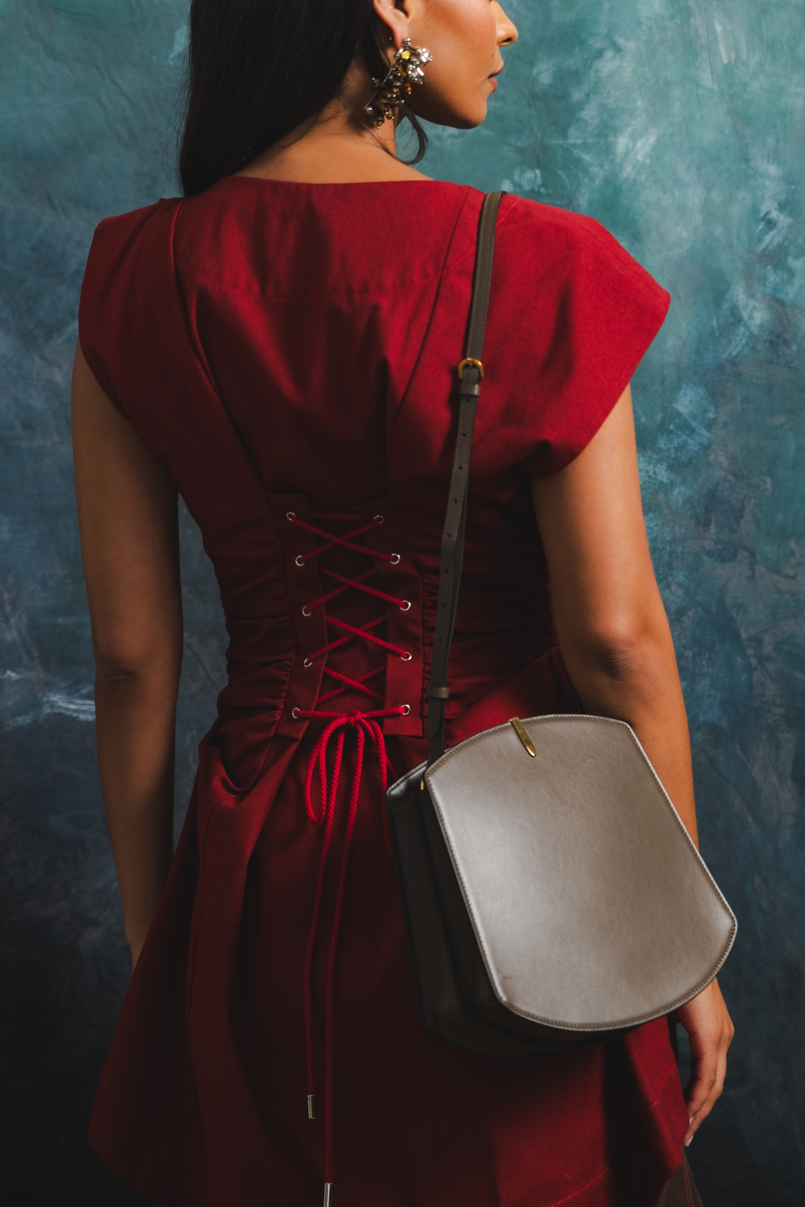 The Florence Crossbody in Smooth Calf Leather - Mink