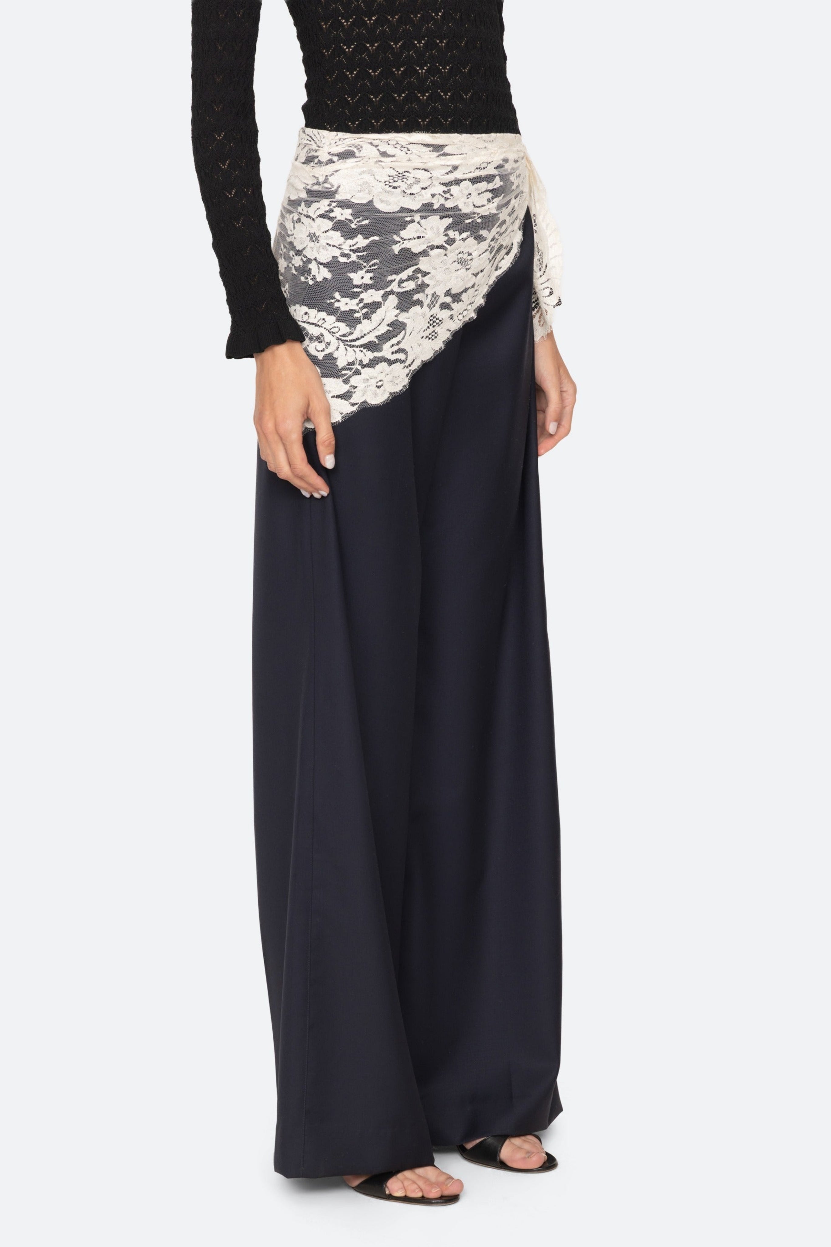 FIORA TROPICAL WOOL PANTS (D1)